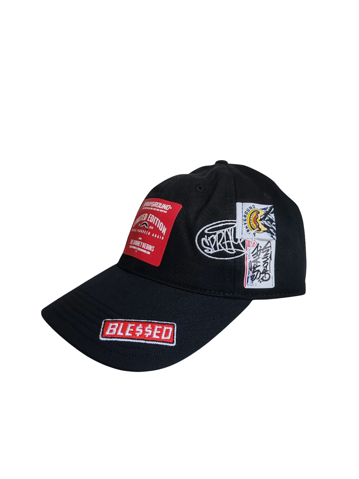Sprayground Labels Cap Nero