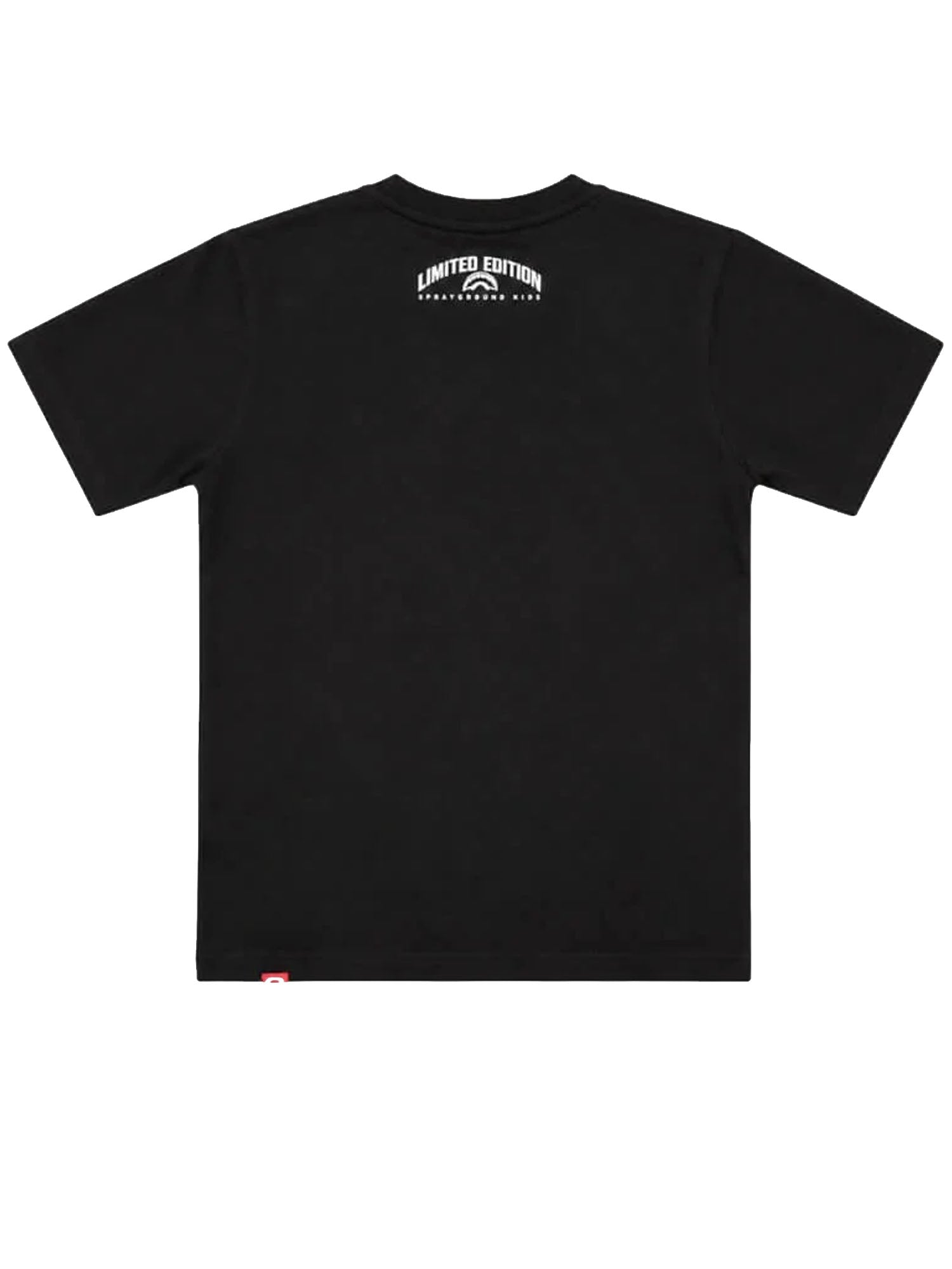 Sprayground T-shirt Shark Central Bambino Nero