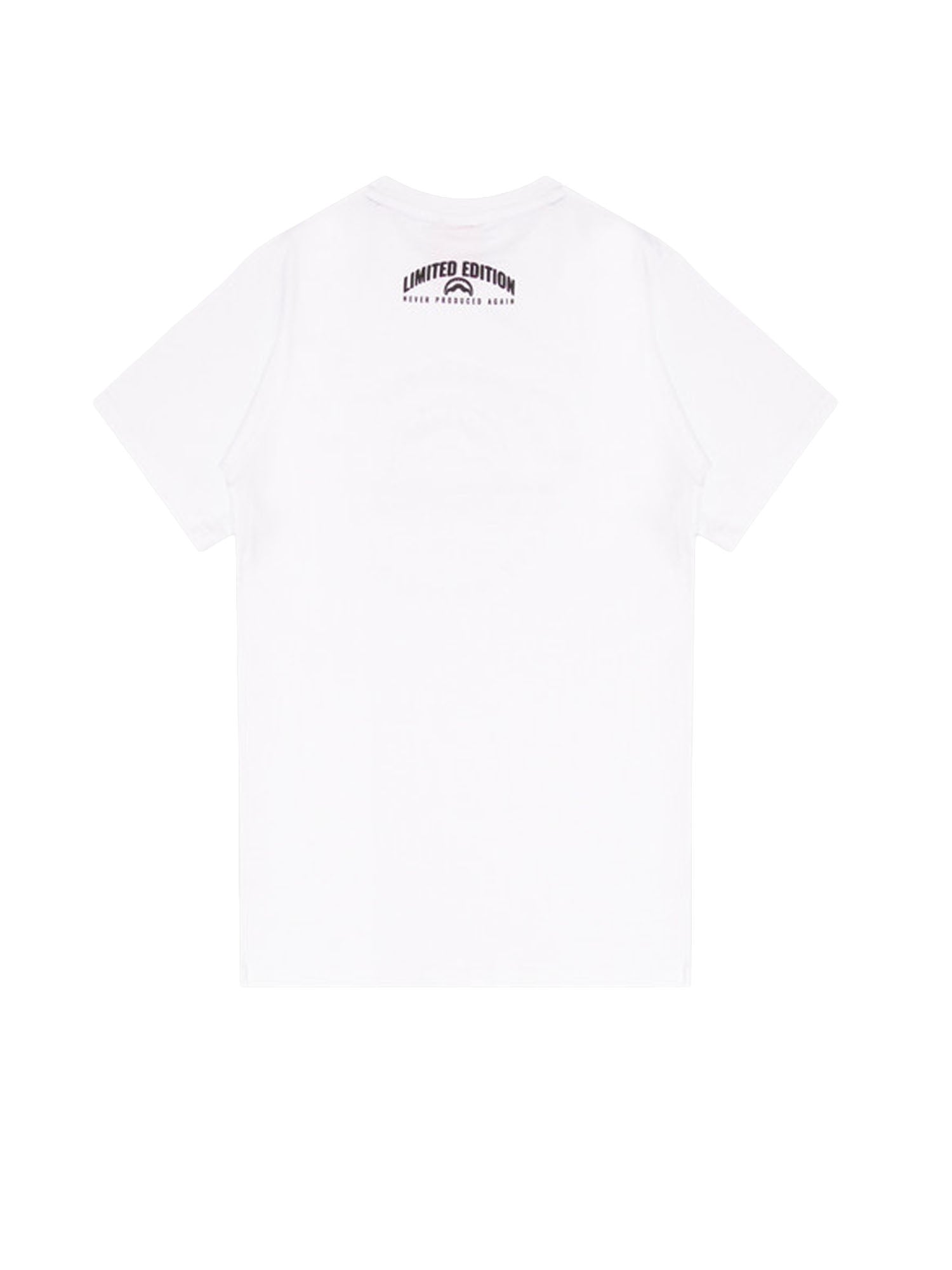 Sprayground T-shirt Shark Central Bambino Bianco