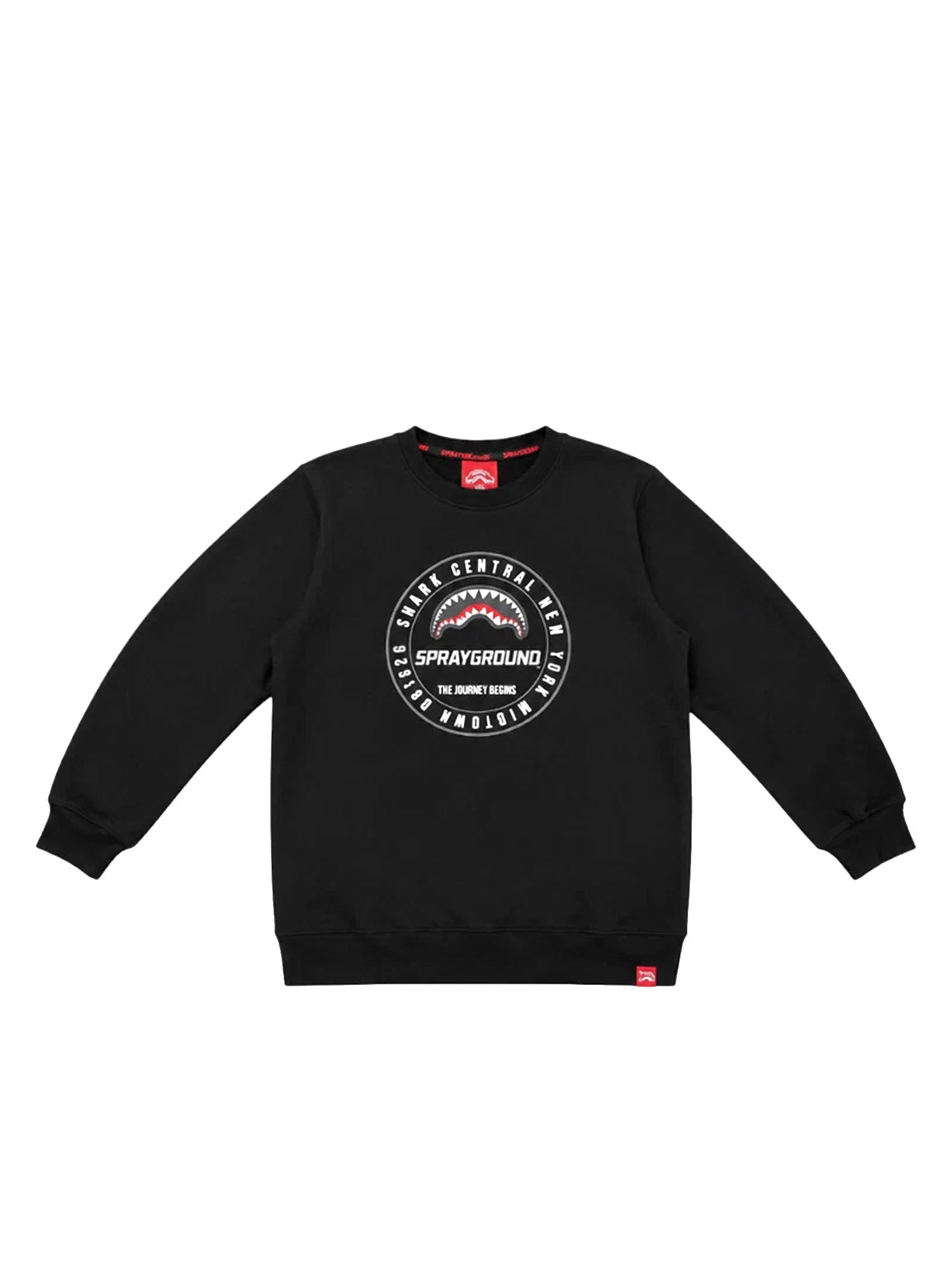Sprayground Felpa Shark Central Bambino Nero