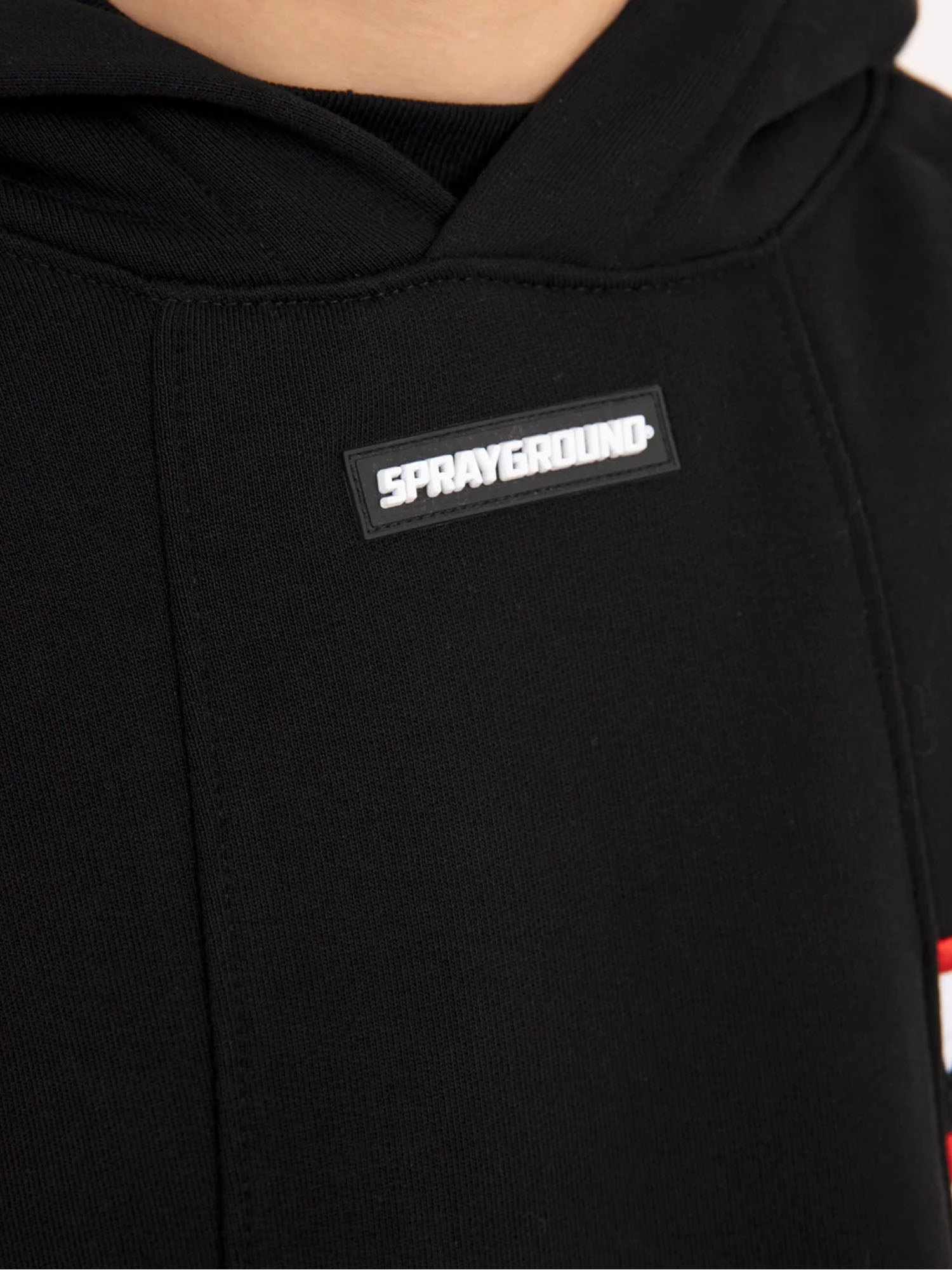 Sprayground Shark Patches Perfect Hoodie bambino Nero