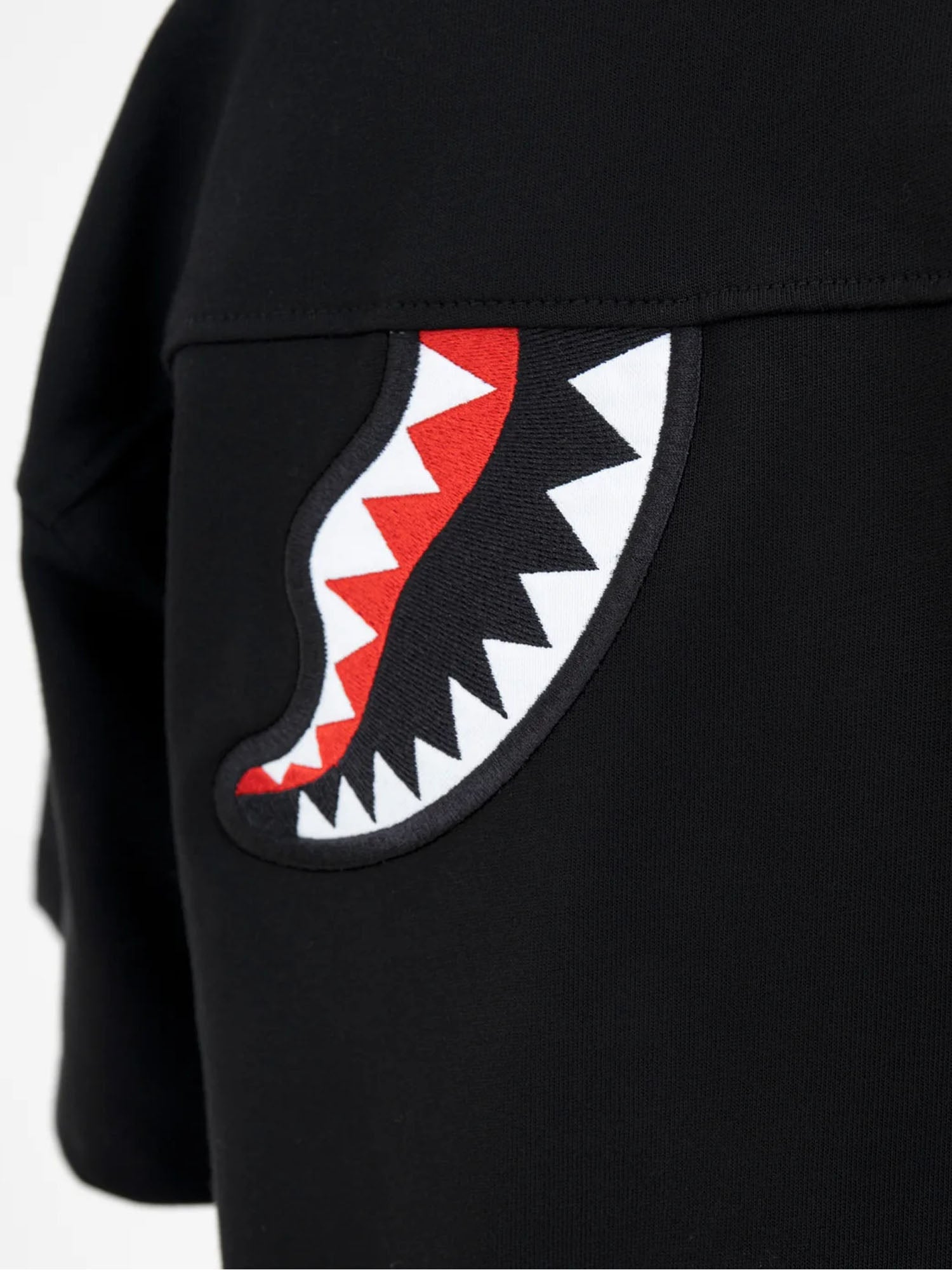 Sprayground Shark Patches Over T-Shirt bambino Nero