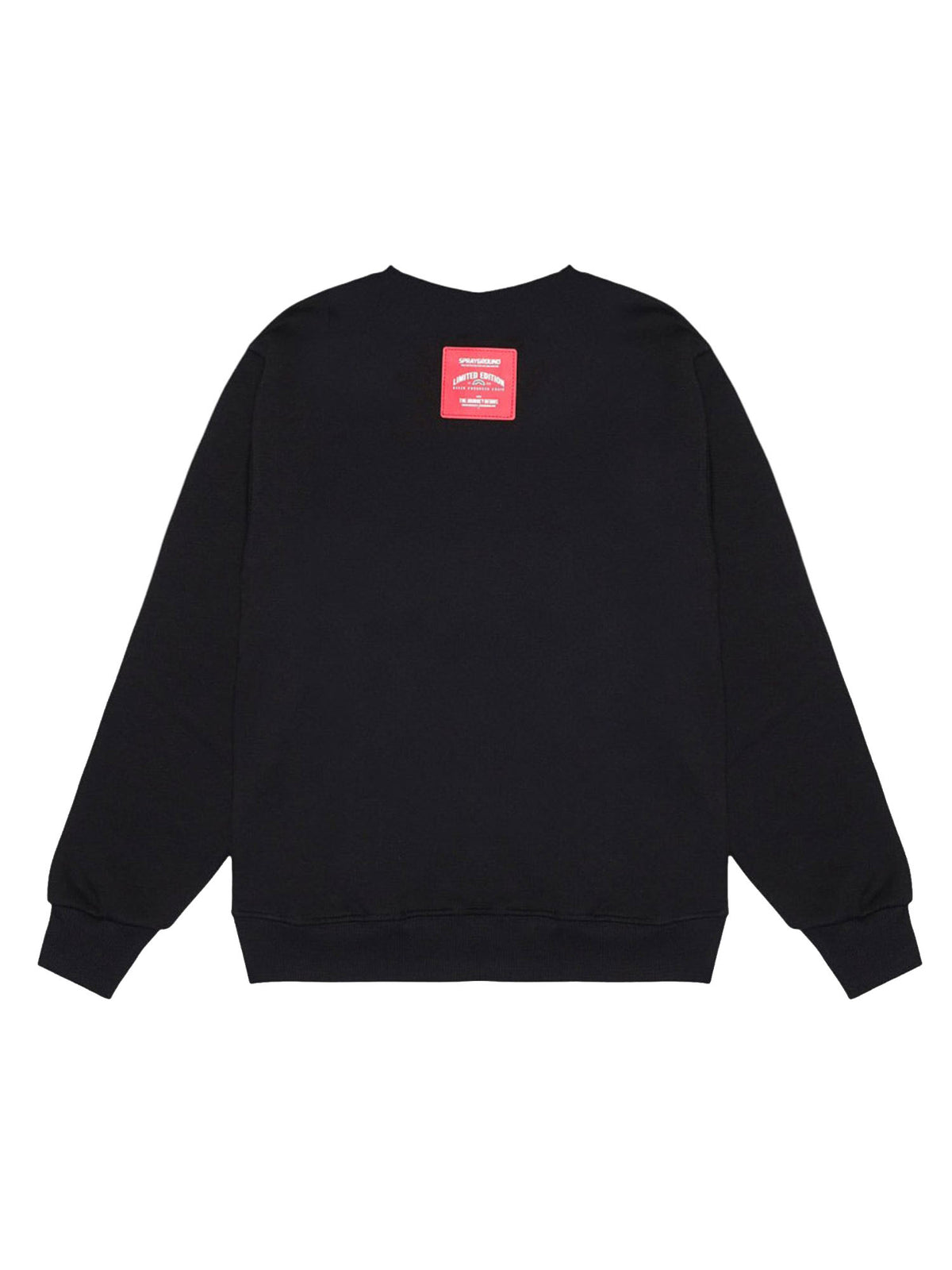 Sprayground Shark Basic Blk Regular Crewneck bambino Nero