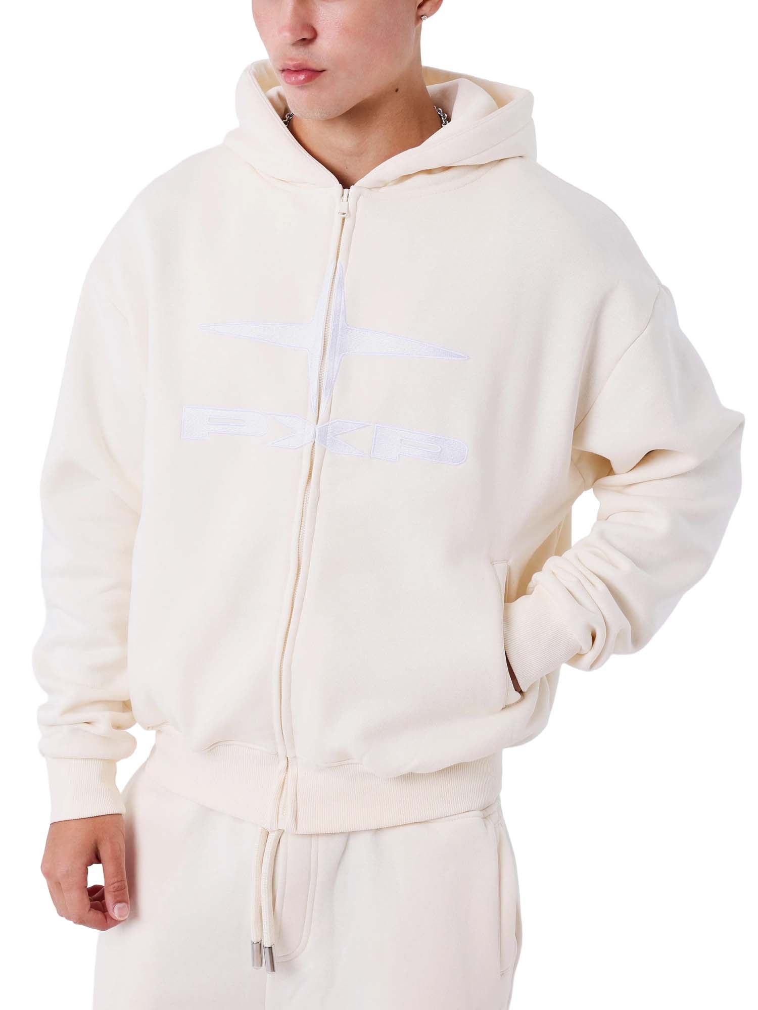 Felpa con cappuccio e zip unisex Essentials