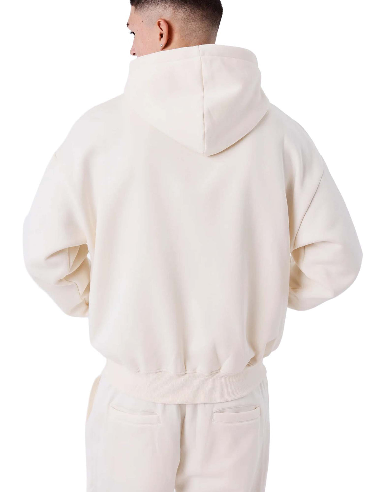 Project X Paris Felpa con cappuccio e zip unisex Essentials Beige