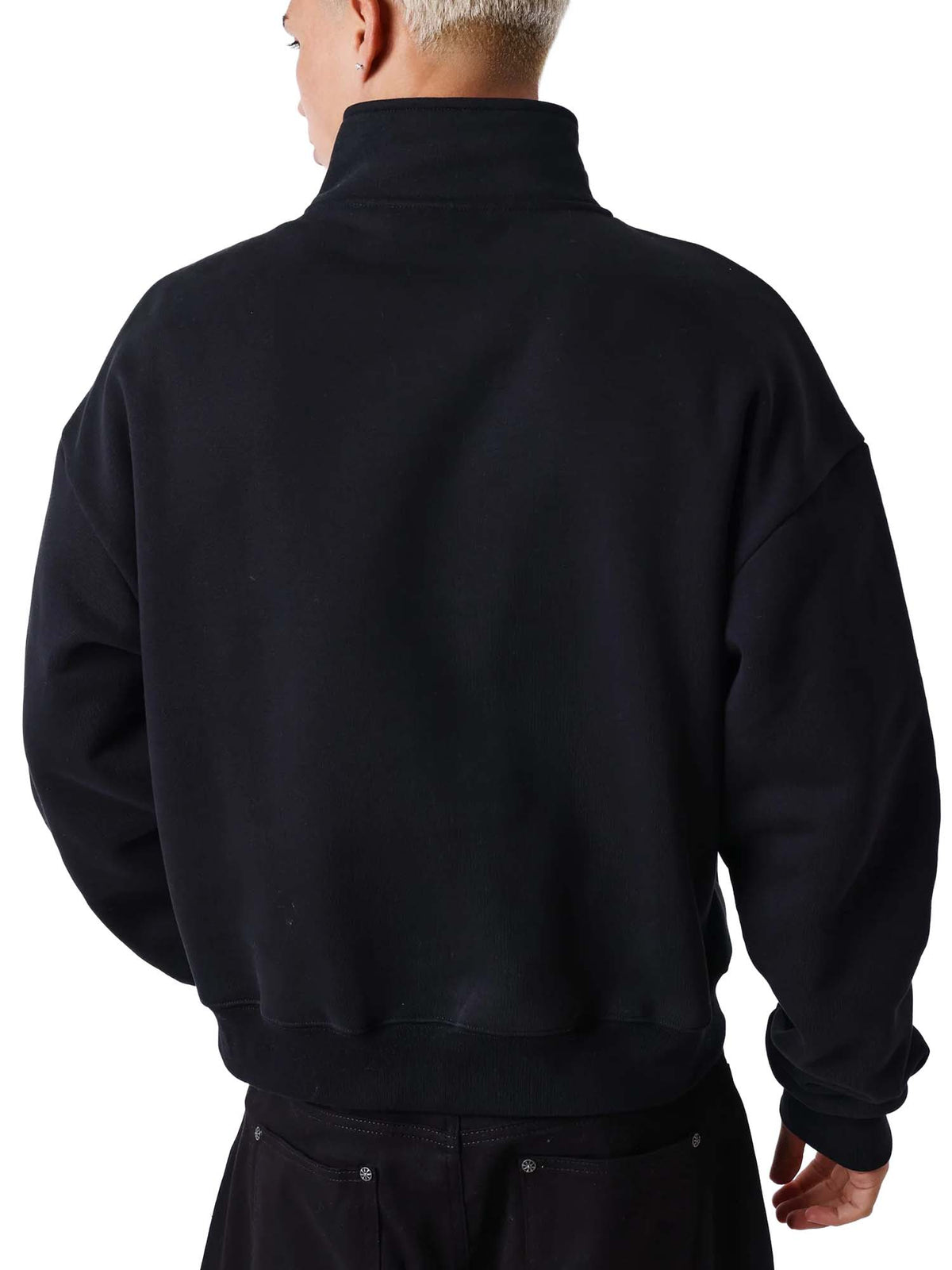 Project X Paris Felpa con zip e collo alto Essentials Nero