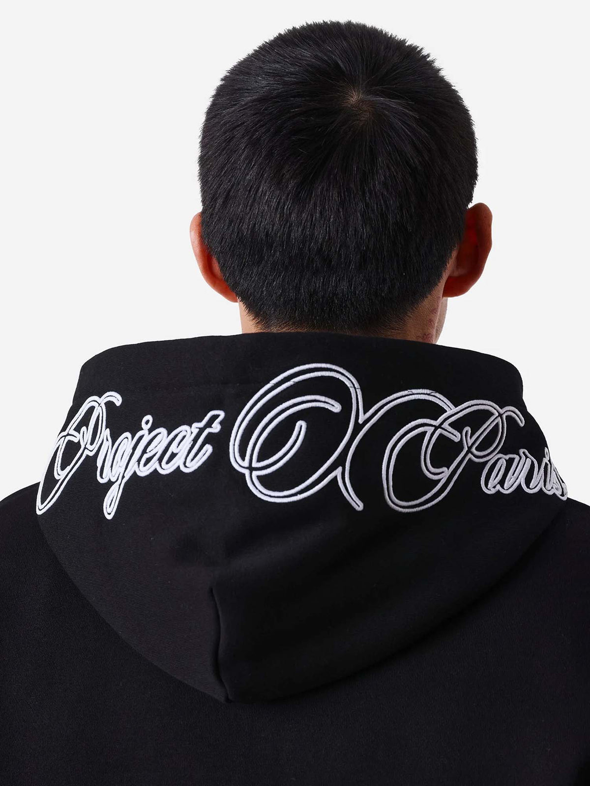 Project X Paris Felpa con zip con ricamo Nero