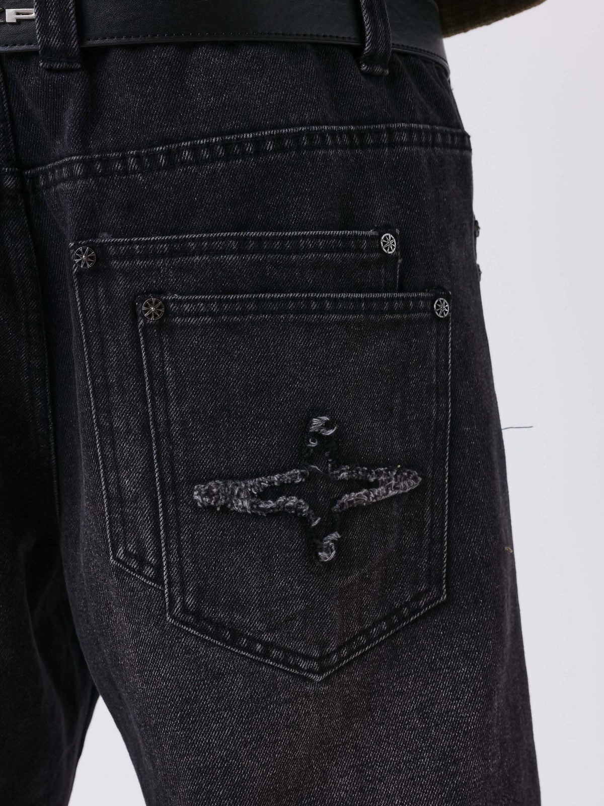 Project X Paris Jeans sbiaditi Star Nero
