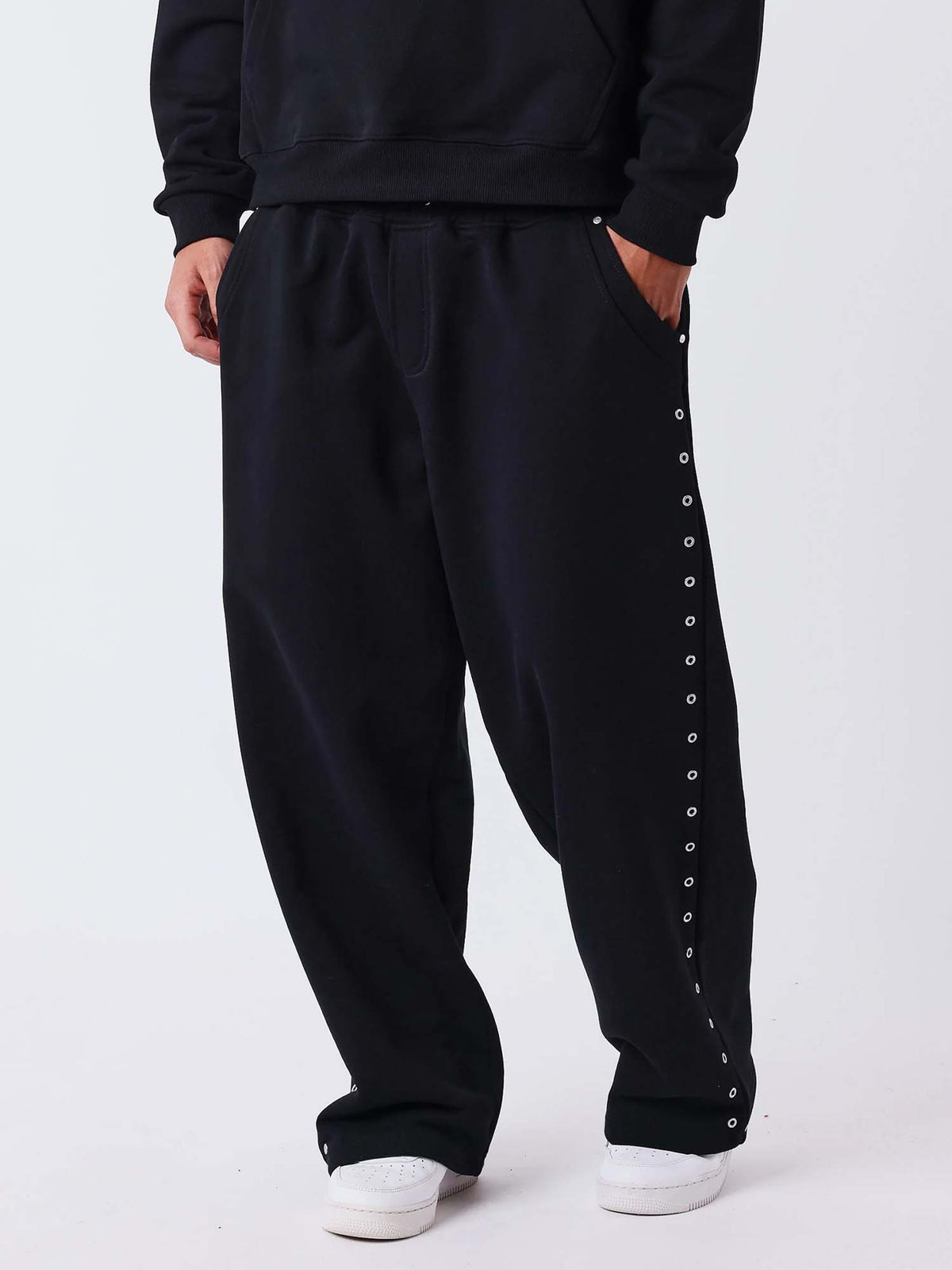 Project X Paris Pantalone con occhielli Downtown Nero