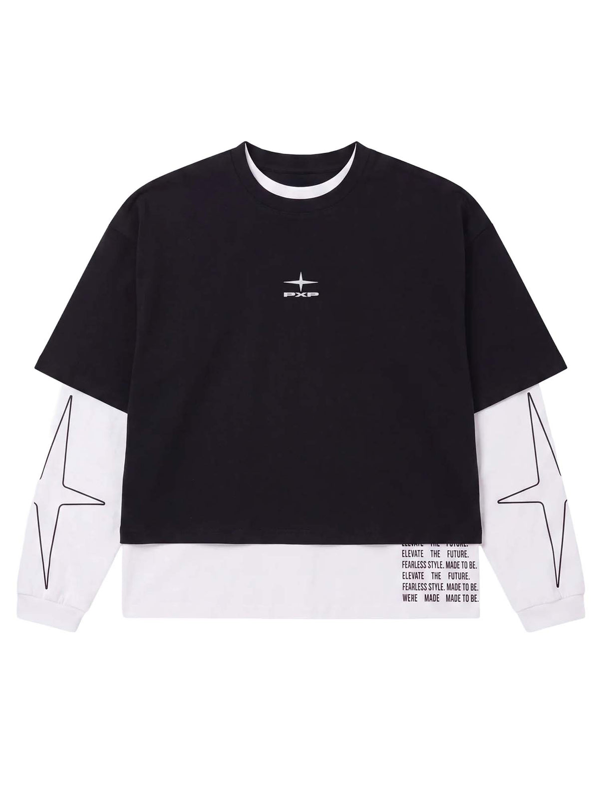 Project X Paris T-shirt maniche lunghe CHANGE THE GAME Nero