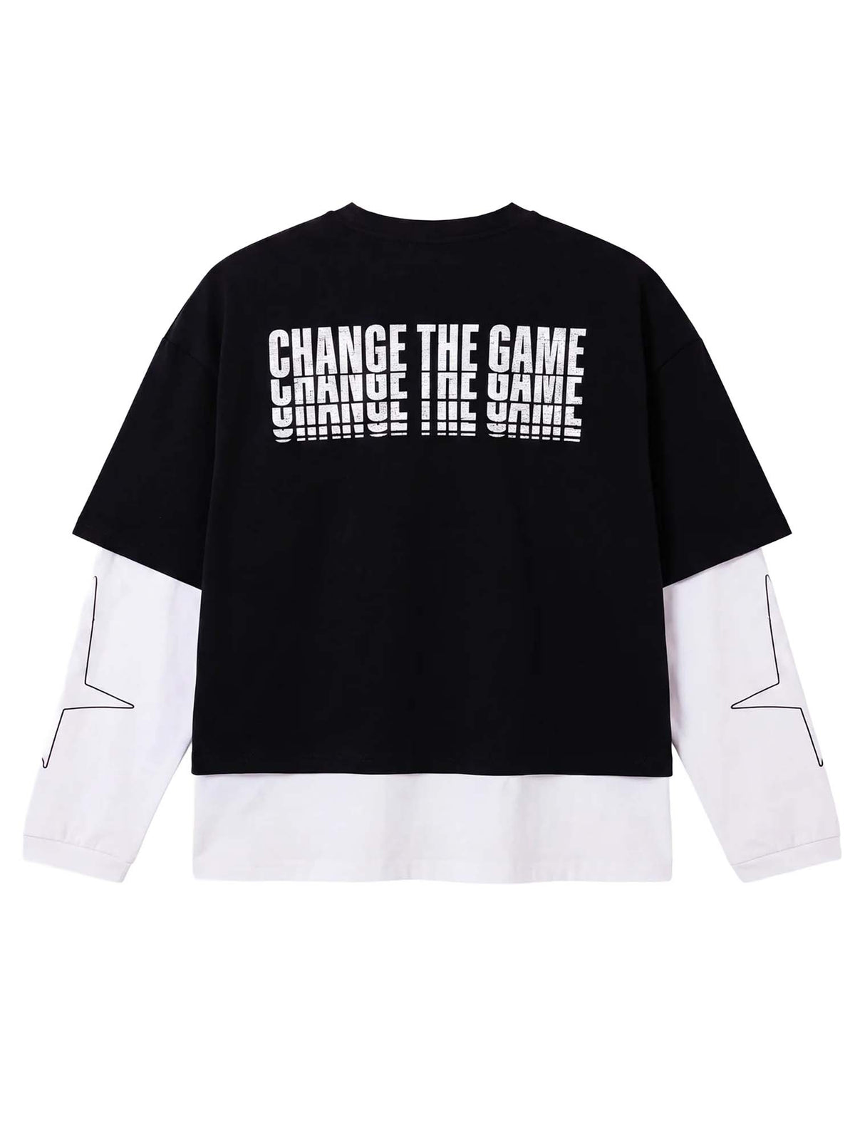Project X Paris T-shirt maniche lunghe CHANGE THE GAME Nero