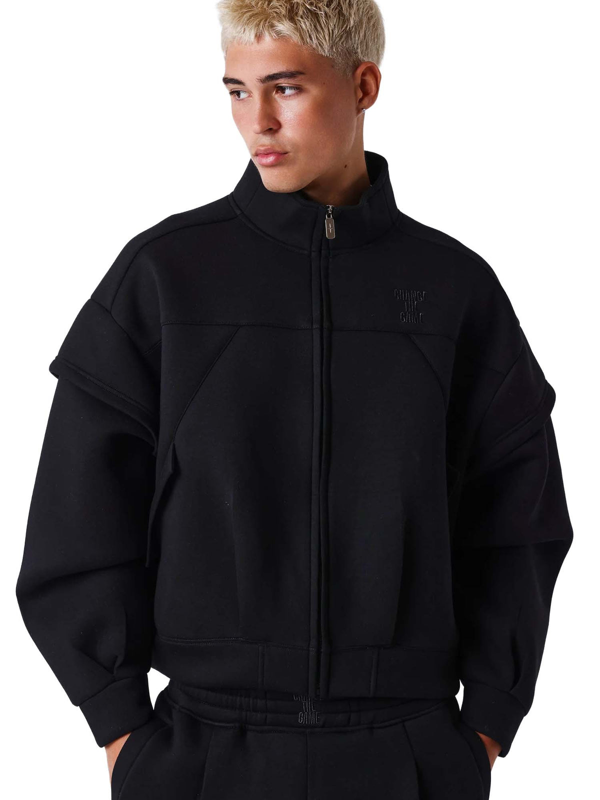 Project X Paris Giacca collo alto Comfort Neoprene Nero