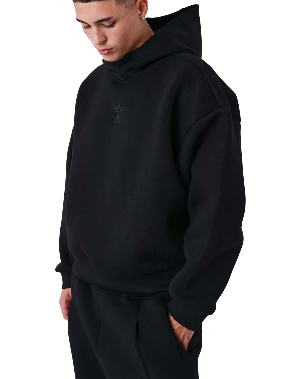 Project X Paris Felpa con cappuccio Comfort Neoprene Nero