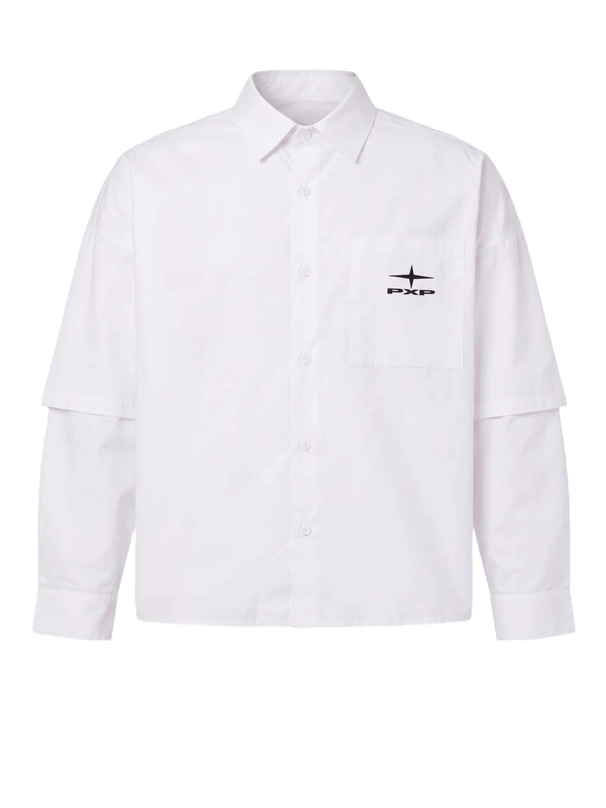 Project X Paris Camicia doppia manica elegante Bianco