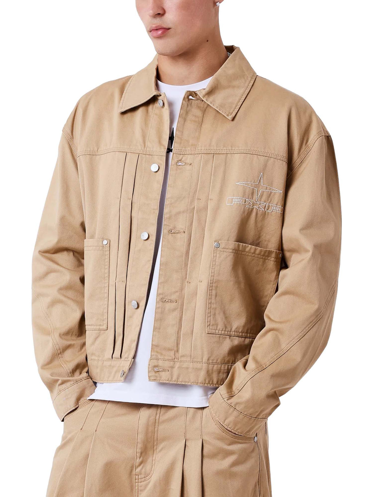 Project X Paris Giacca in tela Classy Beige