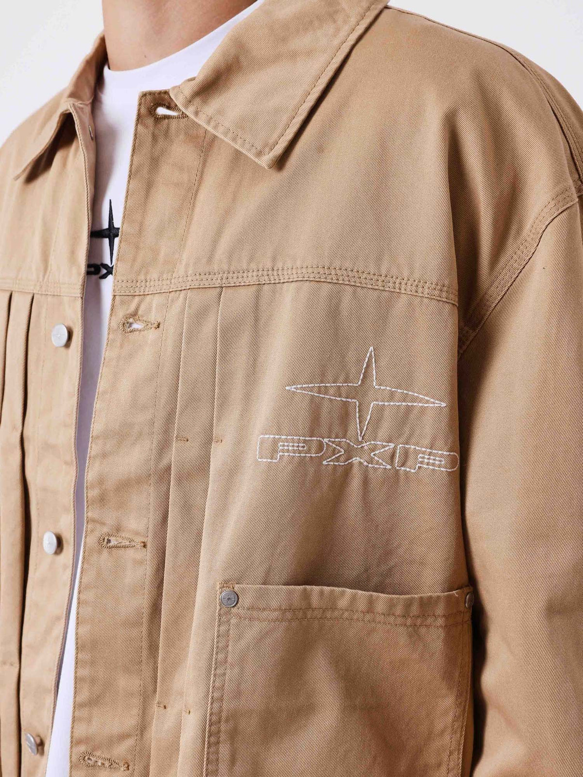 Project X Paris Giacca in tela Classy Beige