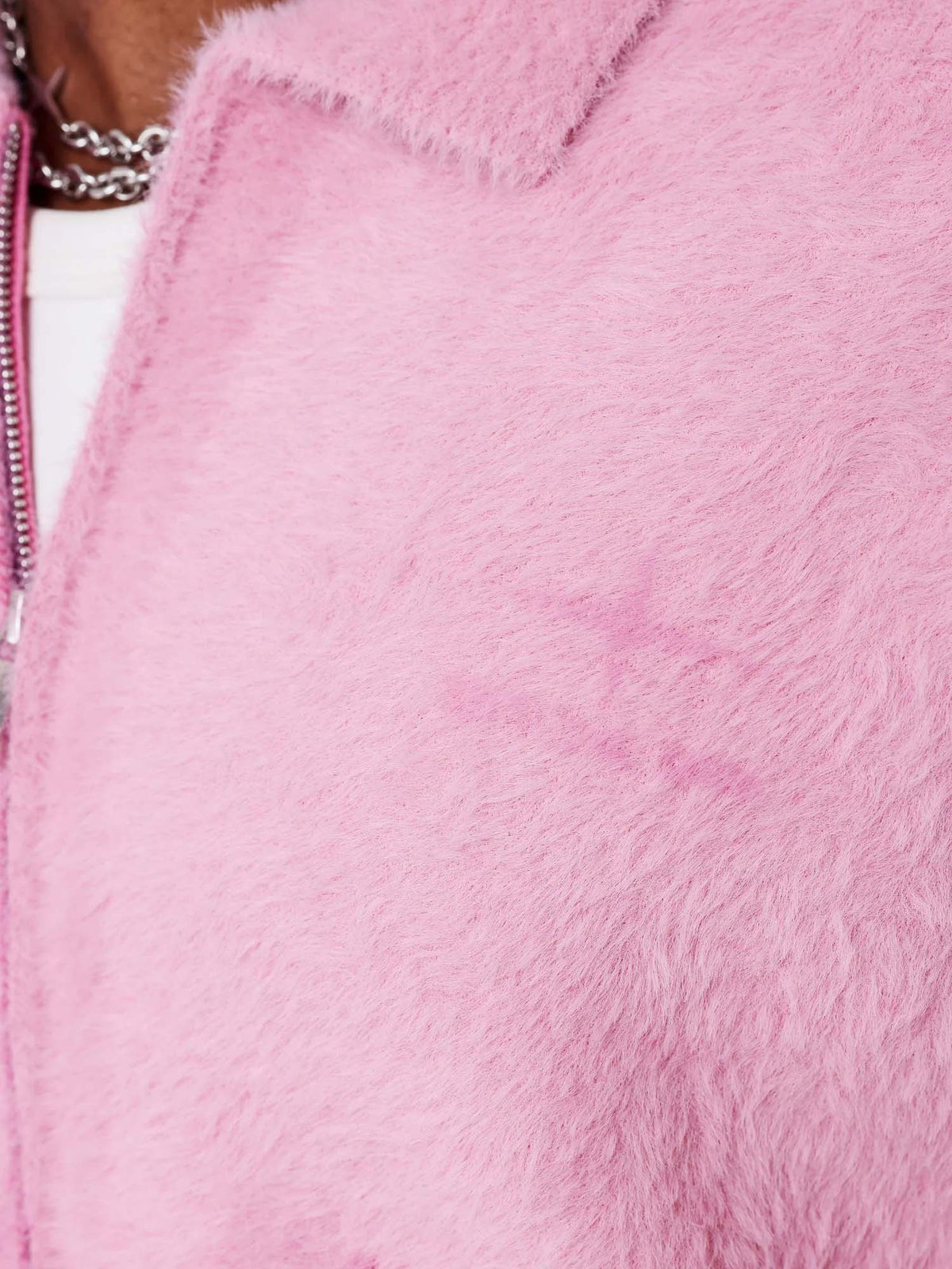 Project X Paris Gilet collo polo in mohair mountain Rosa