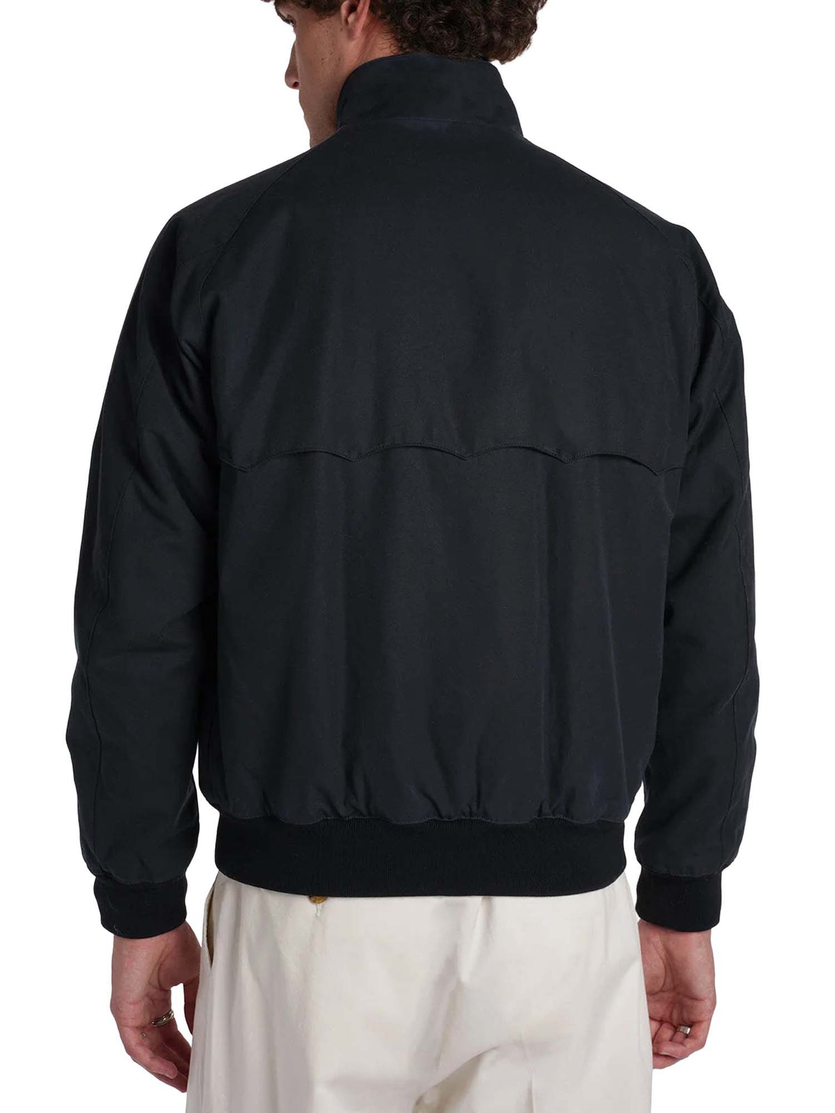 Baracuta Giacca G9 Harrington Waxed Pocket Blu