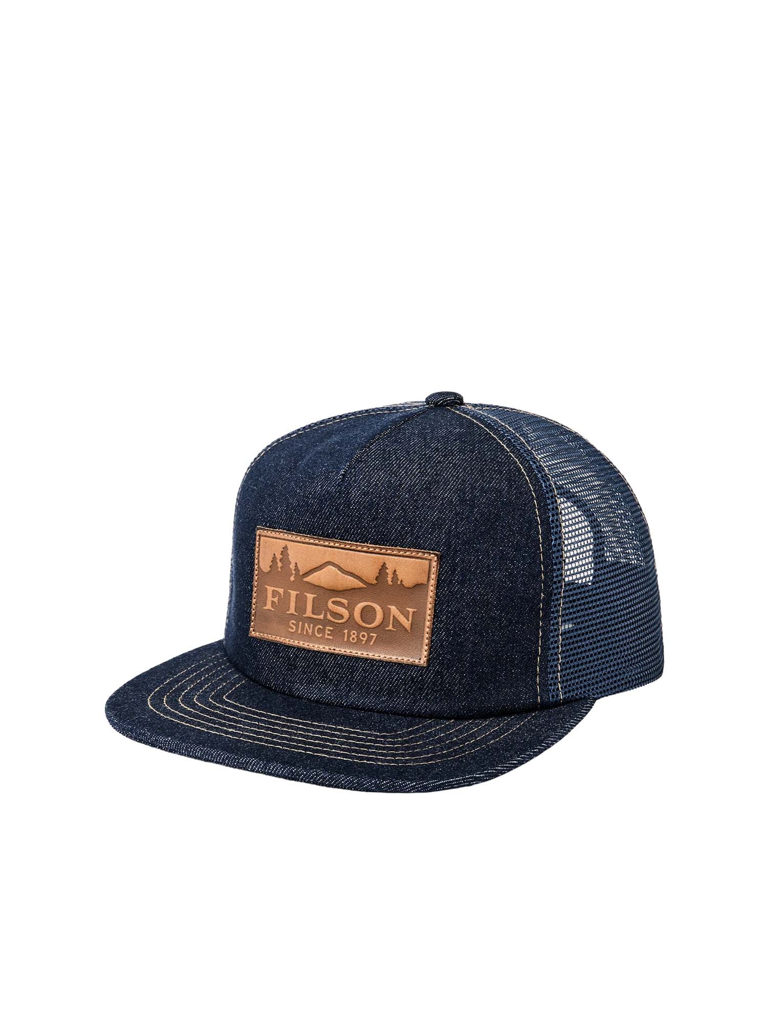 Filson Cappellino Scenic Trucker Mesh Blu