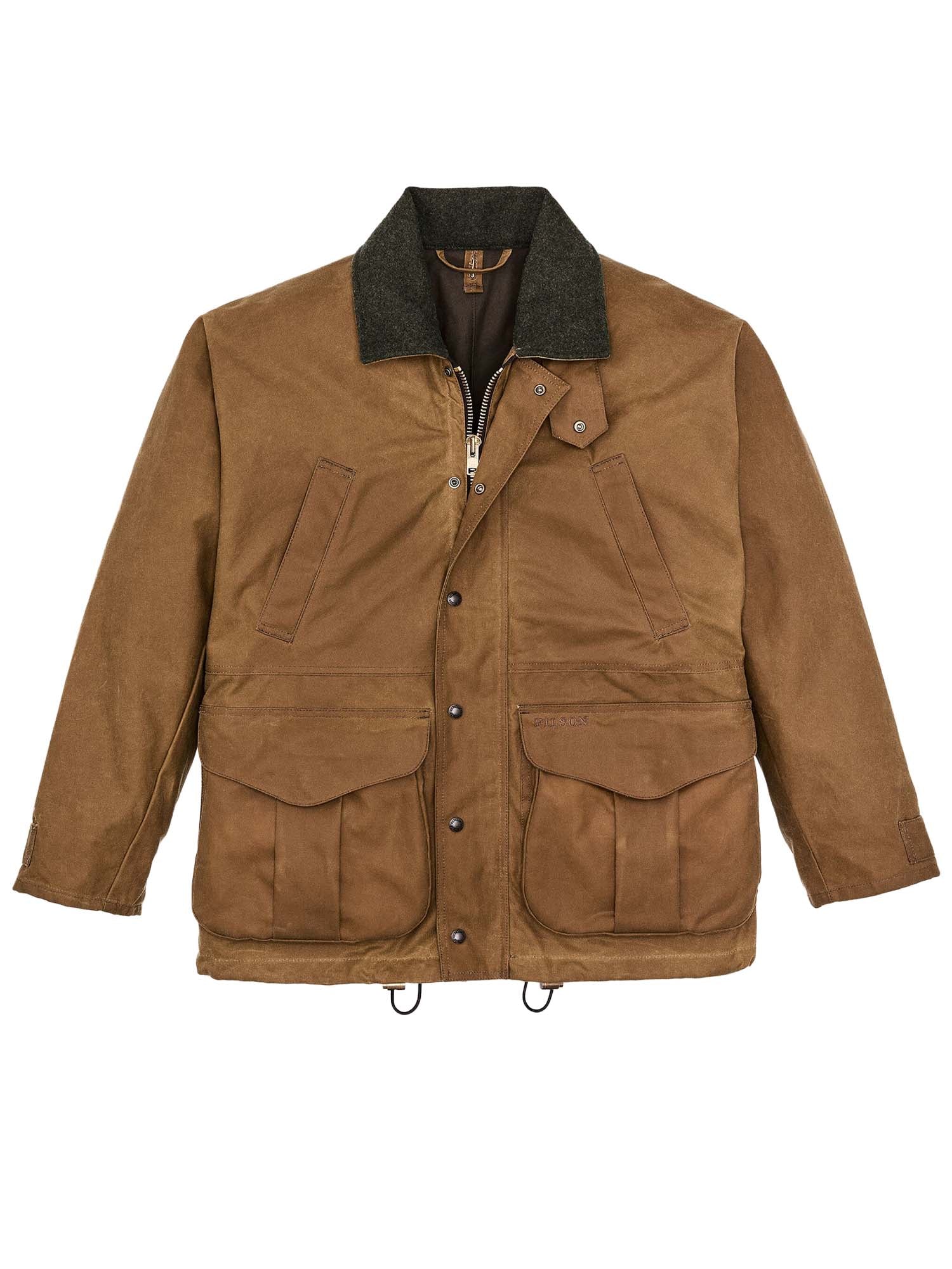 Filson Giacca Lined Tin Cloth Field Marrone