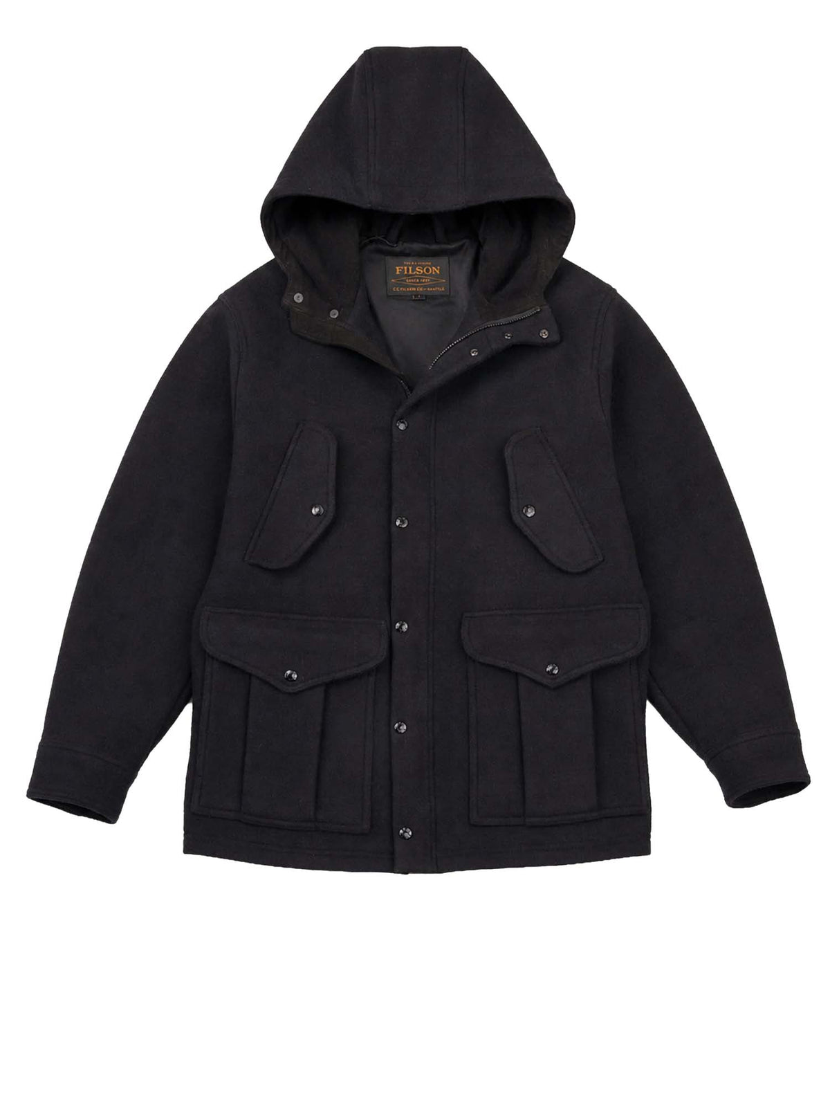 Filson Cascade Wool Mountain Parka Blu