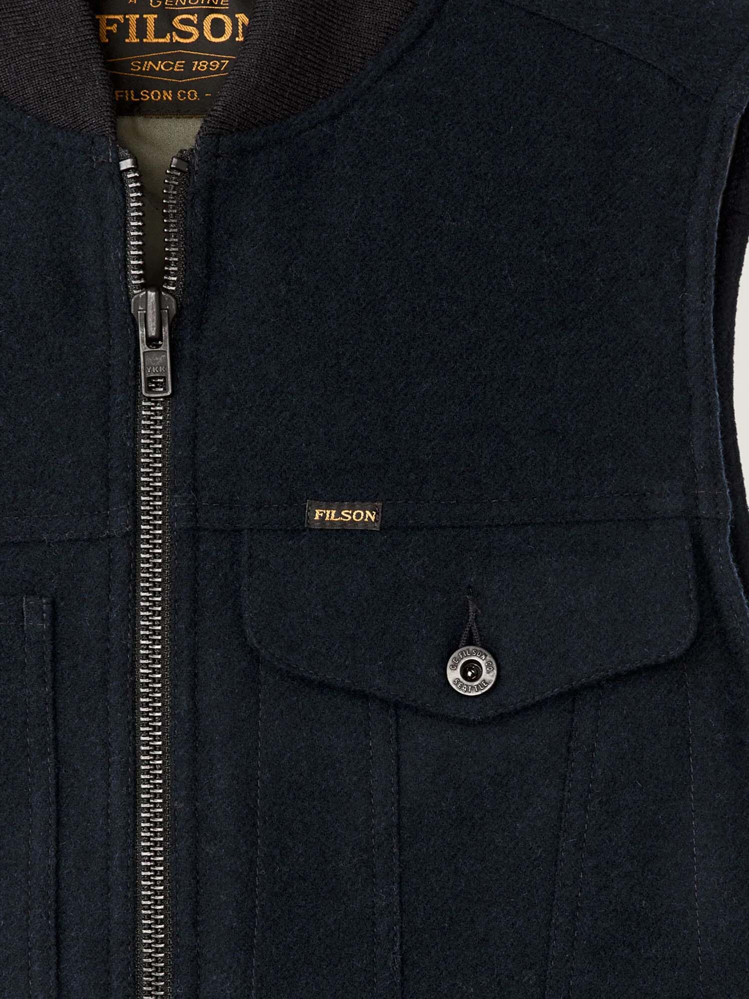 Filson Spokane Insulated Work Vest Blu