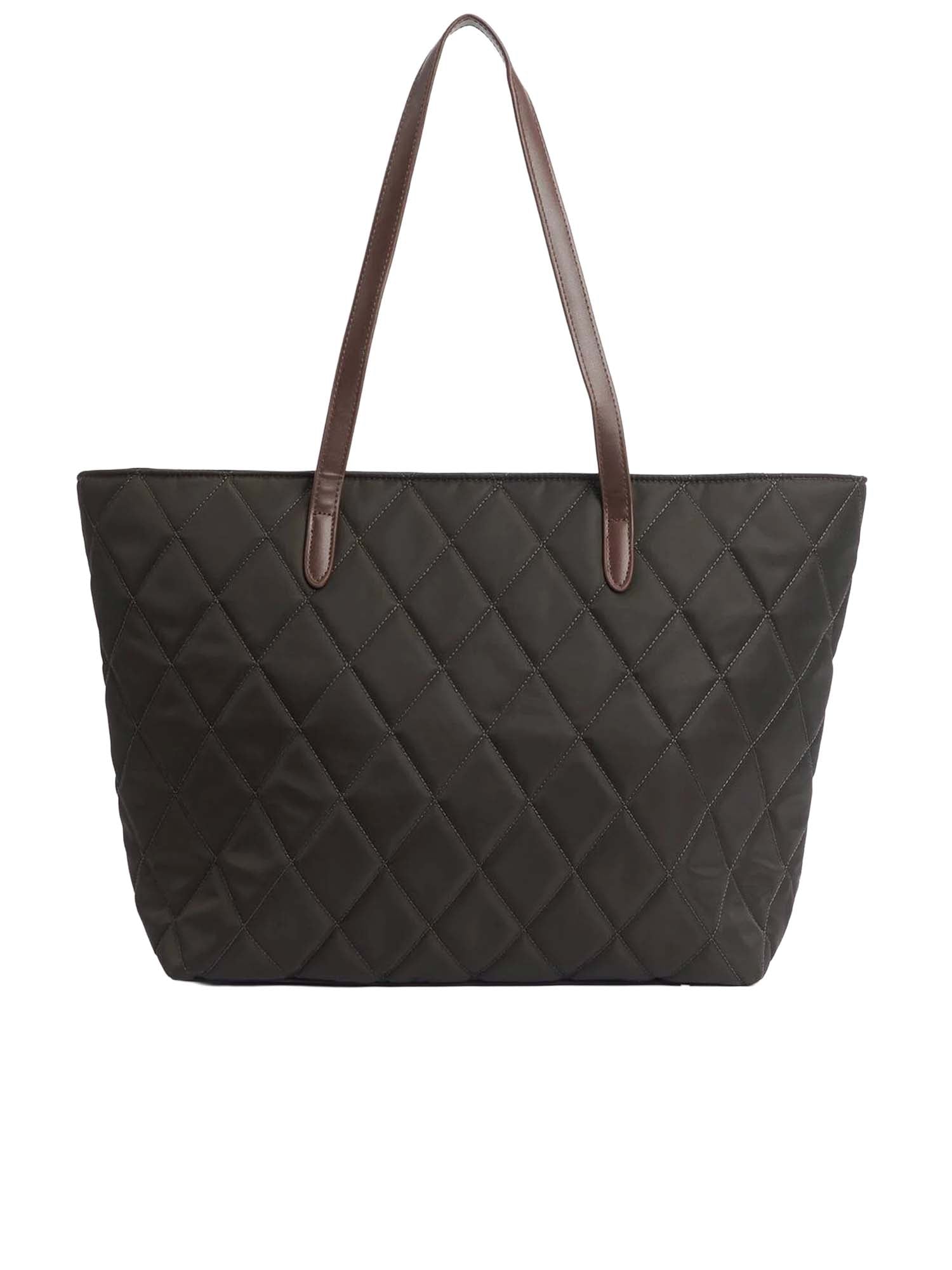 Barbour Tote trapuntata Verde
