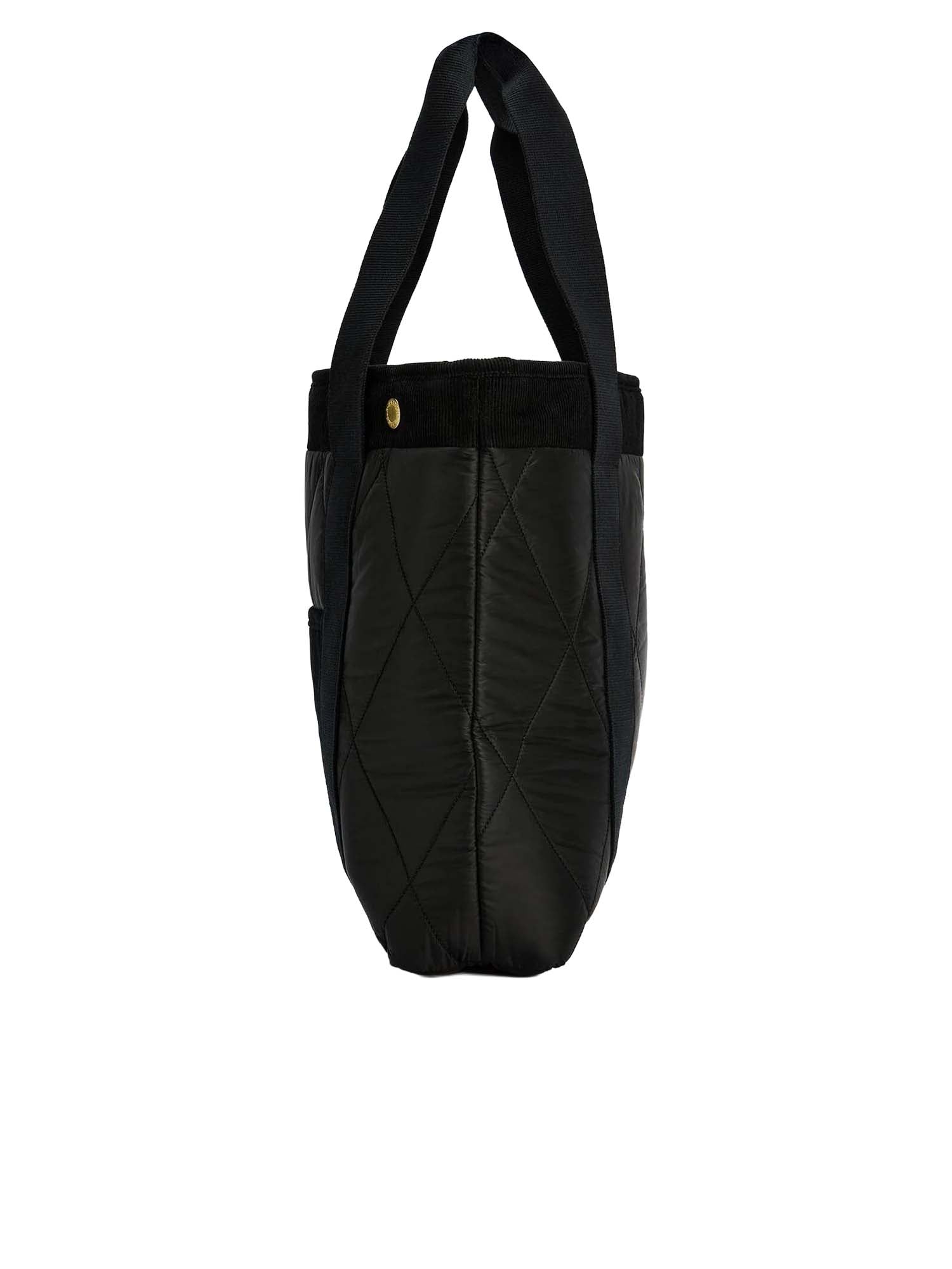 Barbour Borsa tote Healy trapuntata Nero
