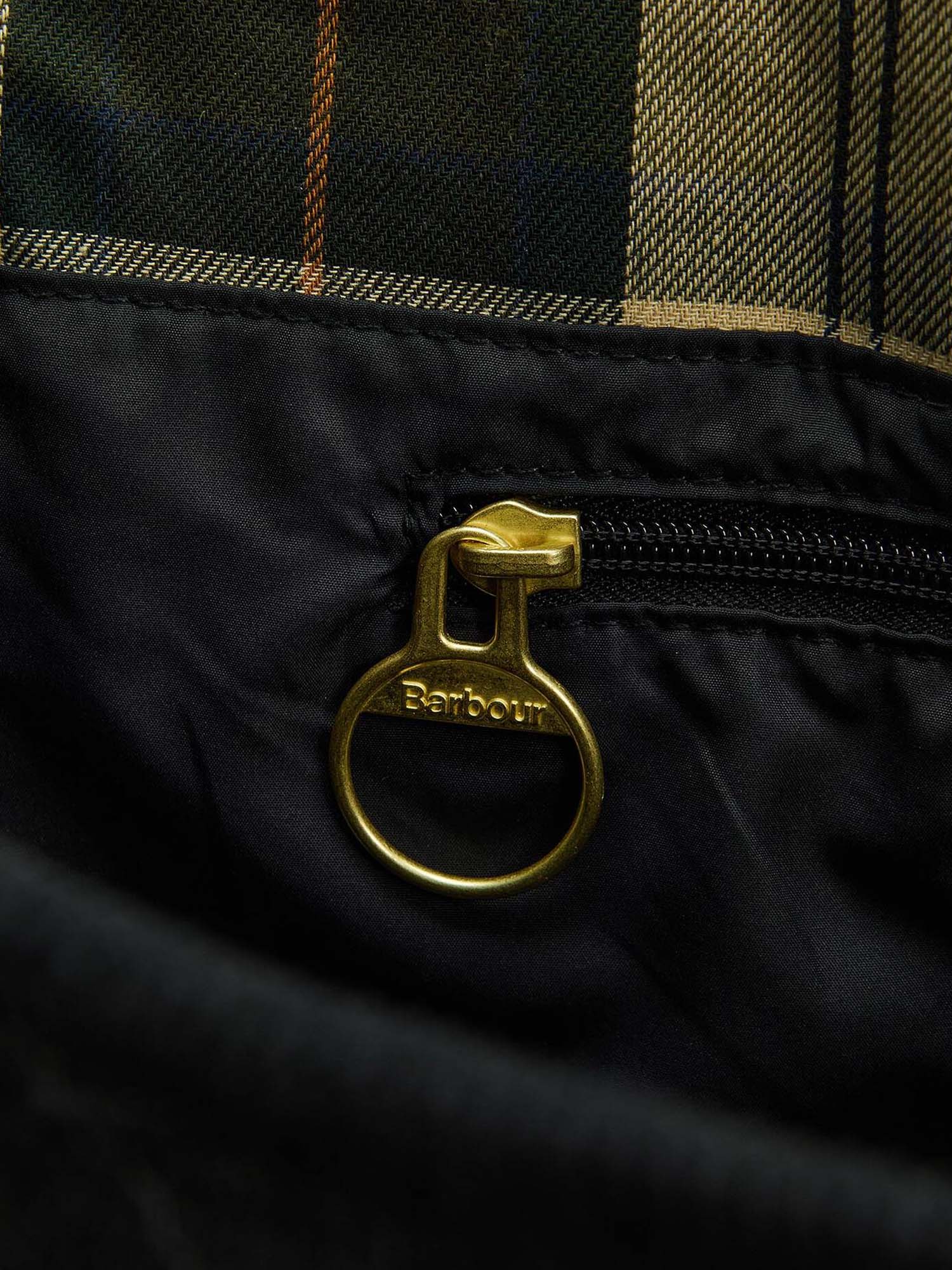 Barbour Borsa tote Healy trapuntata Nero