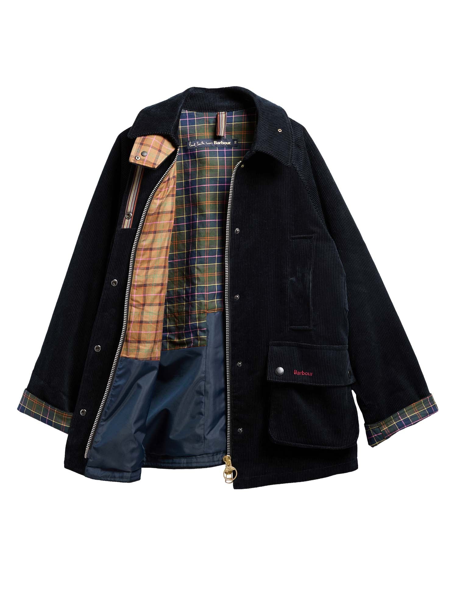 Barbour Giacca casual Beaufort a coste da donna Paul Smith Loves Barbour Blu