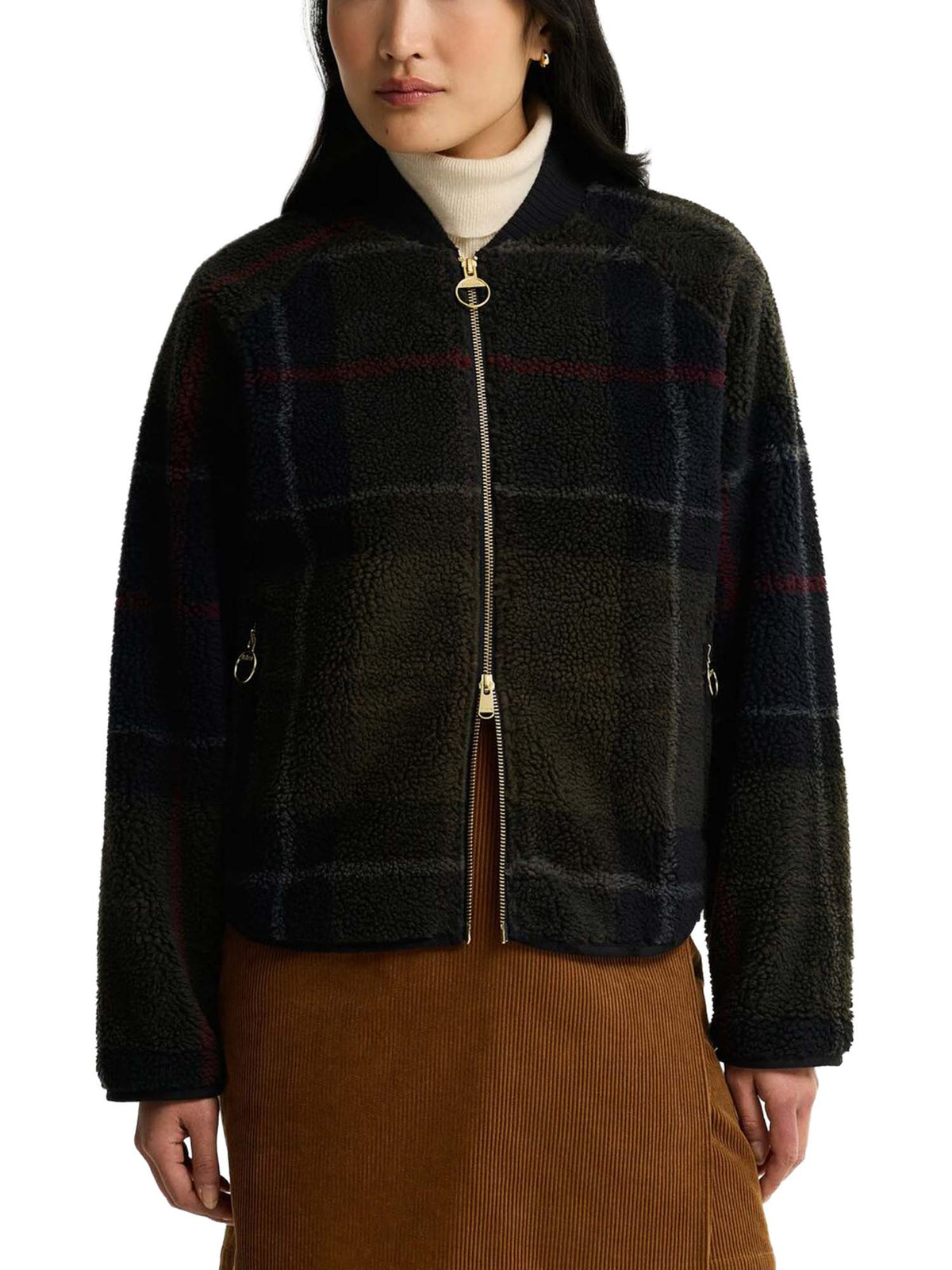 Barbour Giacca Kirkless Fleece Verde