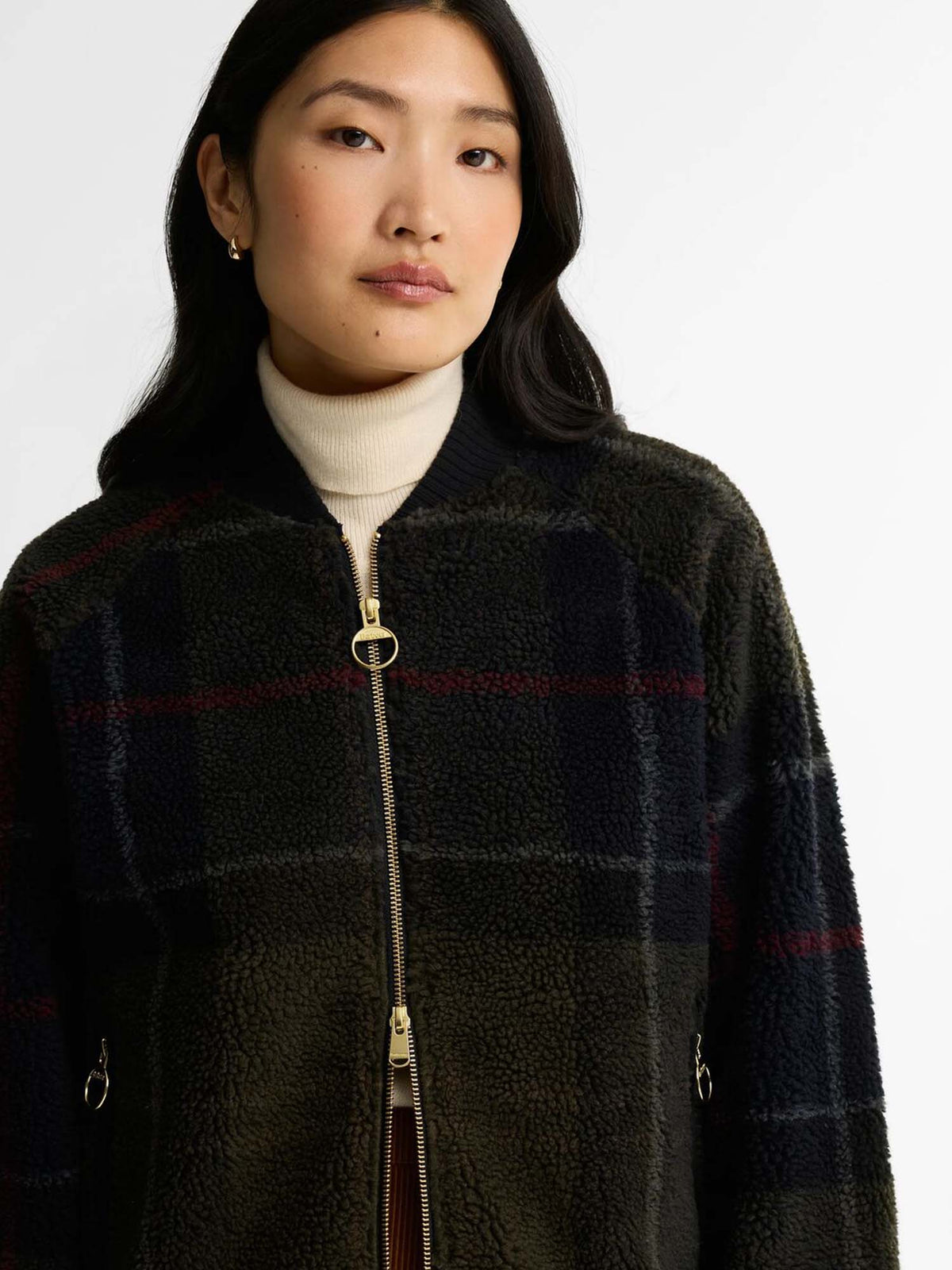 Barbour Giacca Kirkless Fleece Verde