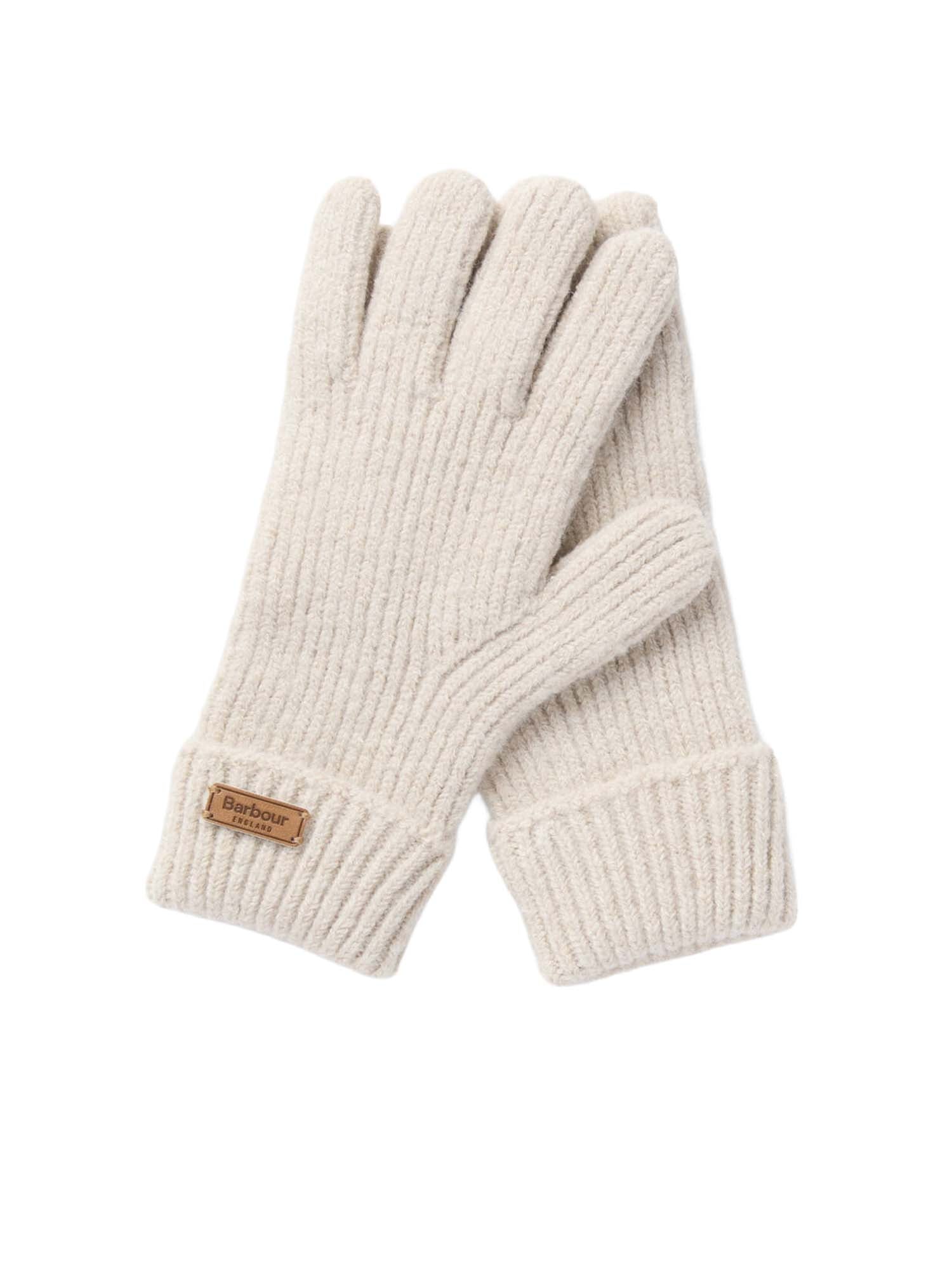 Barbour Set regalo con guanti e berretto Pendle Bianco