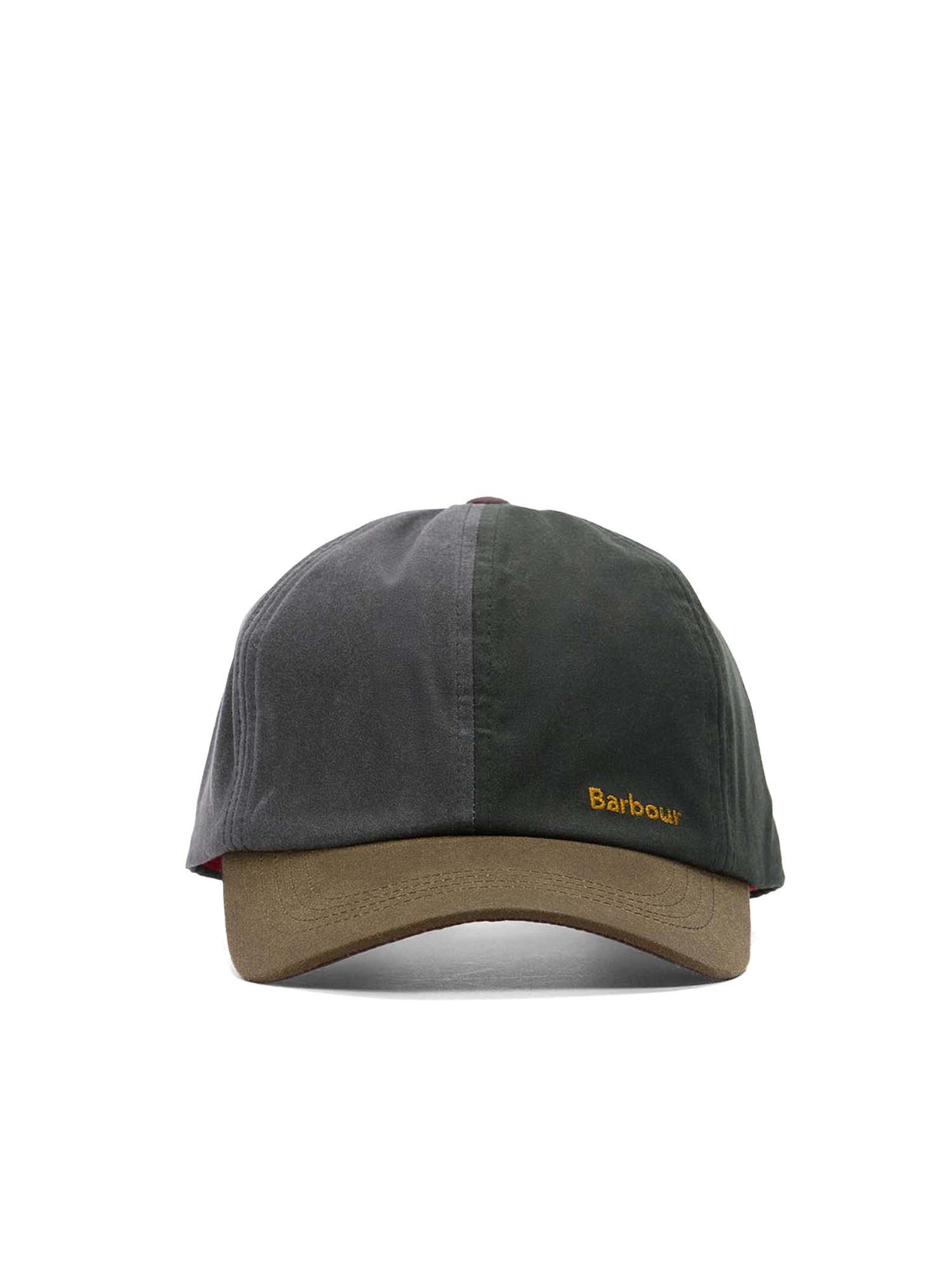 Barbour Cappellino cerato patchwork Transport Verde