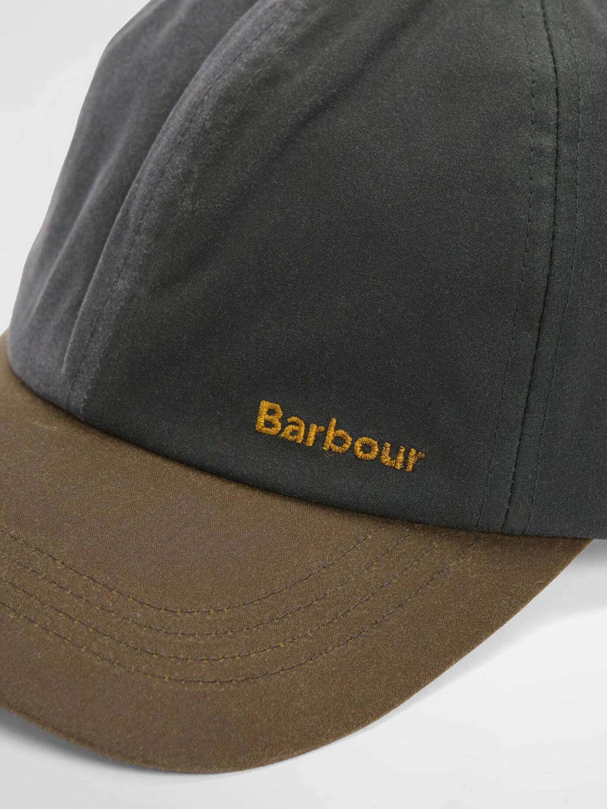 Barbour Cappellino cerato patchwork Transport Verde