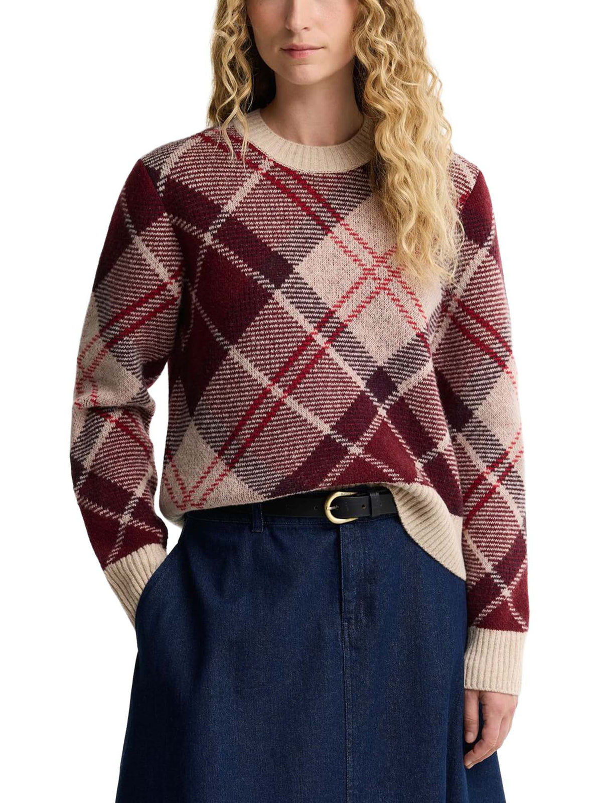 Barbour Maglione Stevie Knitted Jumper Multicolore