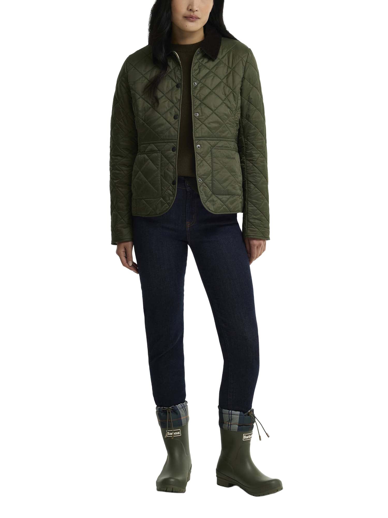 Barbour Stivali Mowbray Wellingtons Verde