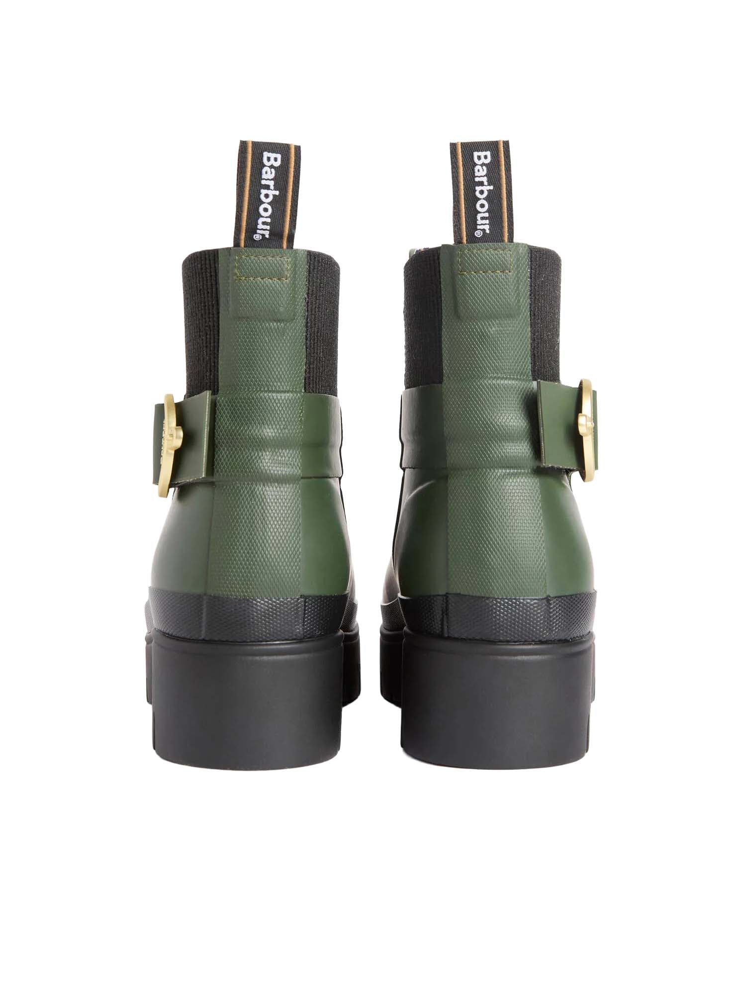 Barbour Tronchetti di gomma Hepburn Verde