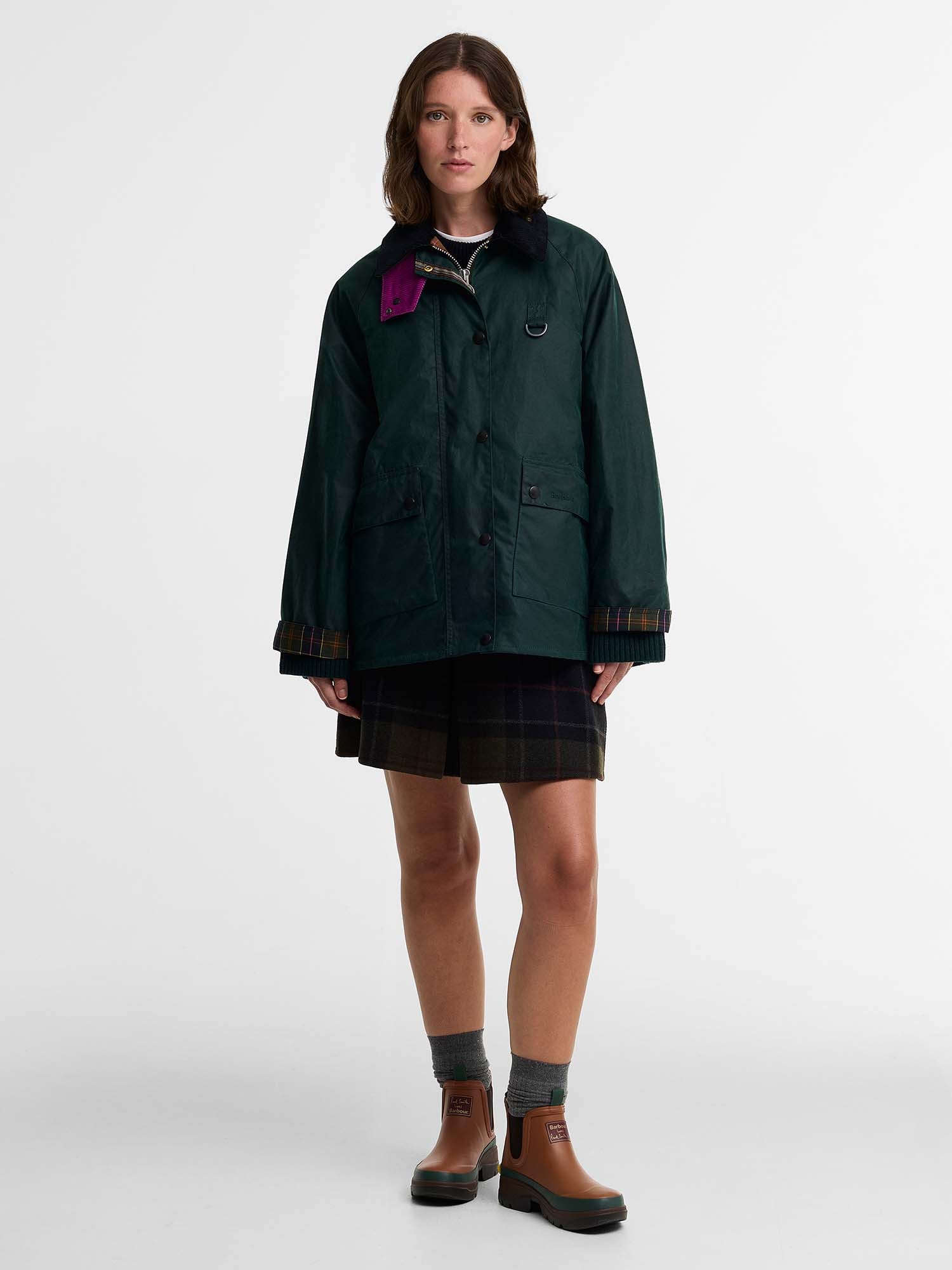 Barbour Tronchetti Chelsea in gomma da donna Paul Smith Loves Barbour Marrone