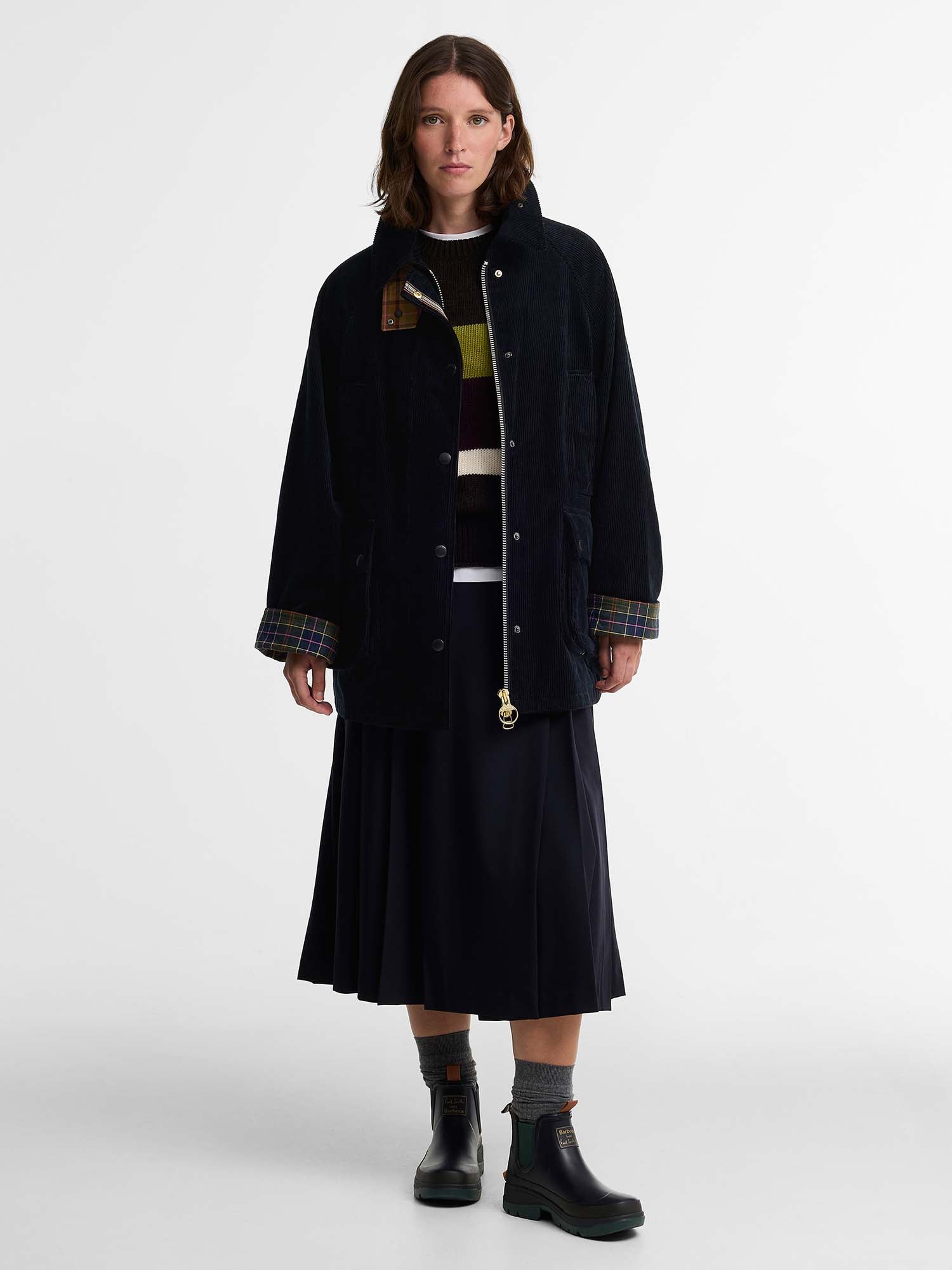 Barbour Tronchetti Chelsea in gomma da donna Paul Smith Loves Barbour Blu