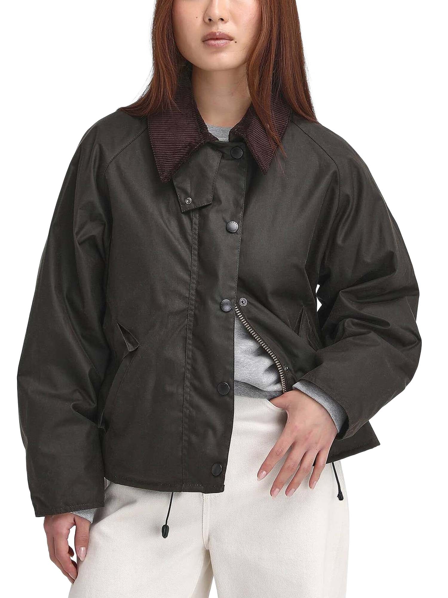 Barbour Giacca cerata Transport da donna Verde