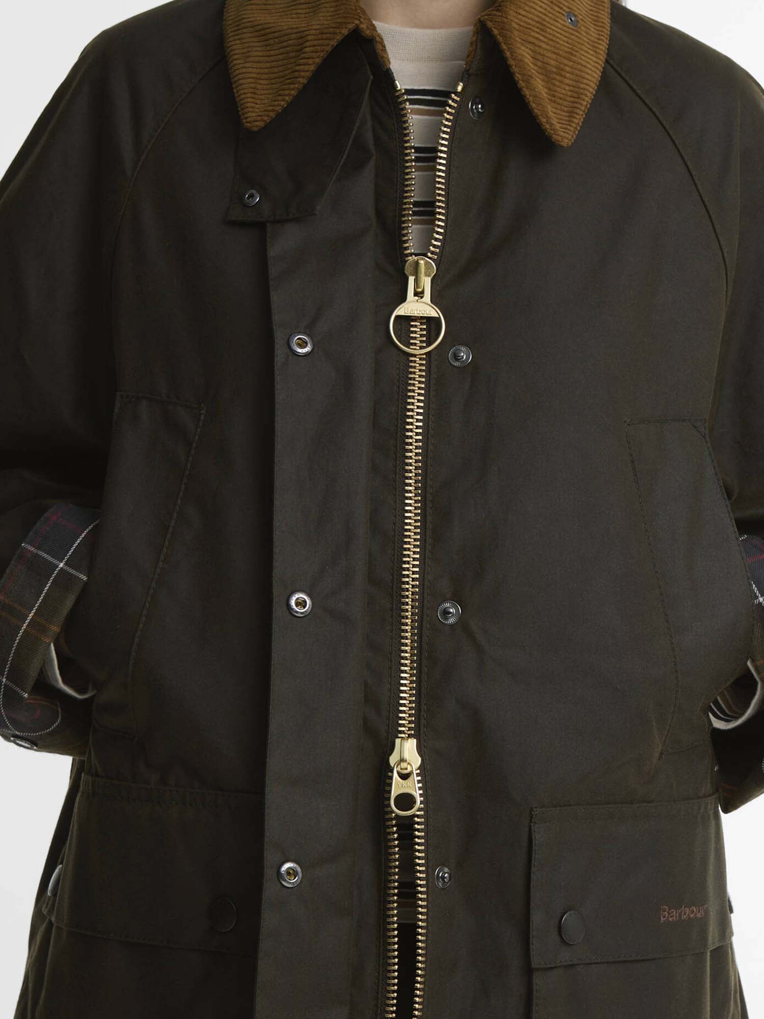 Barbour Giacca cerata Bedale da donna Verde