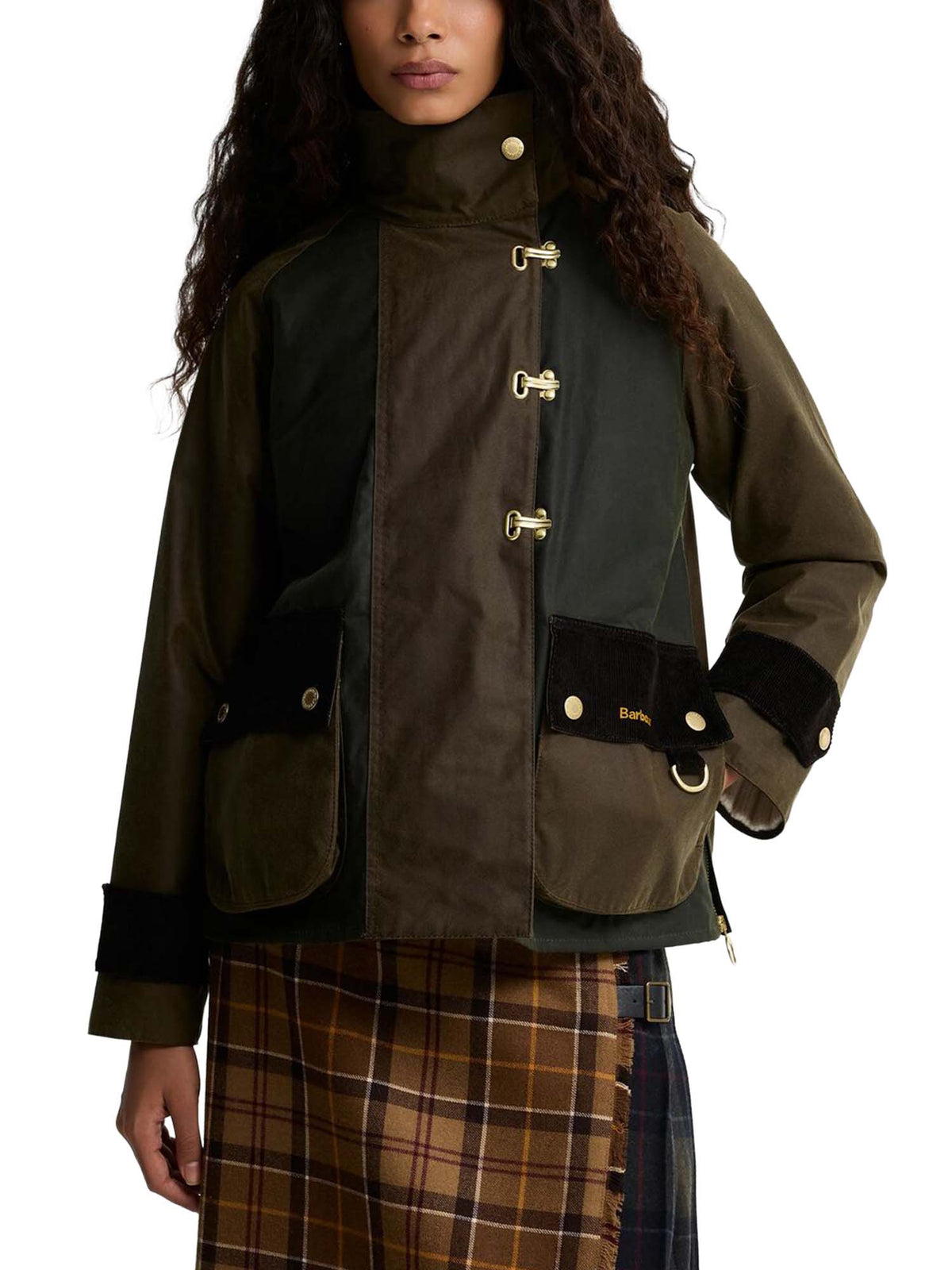 Barbour Giacca cerata Hazelwood Multicolore
