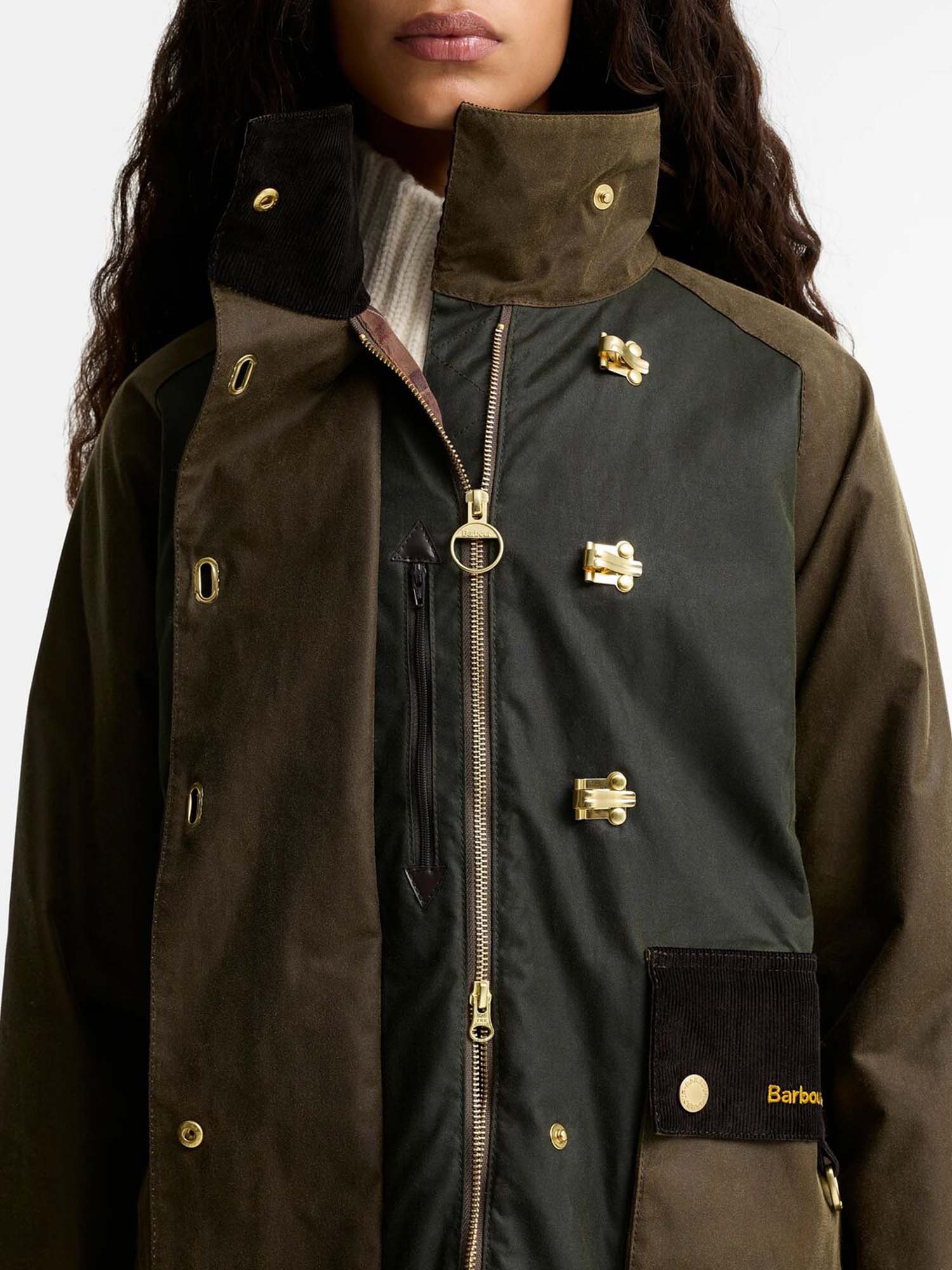 Barbour Giacca cerata Hazelwood Multicolore