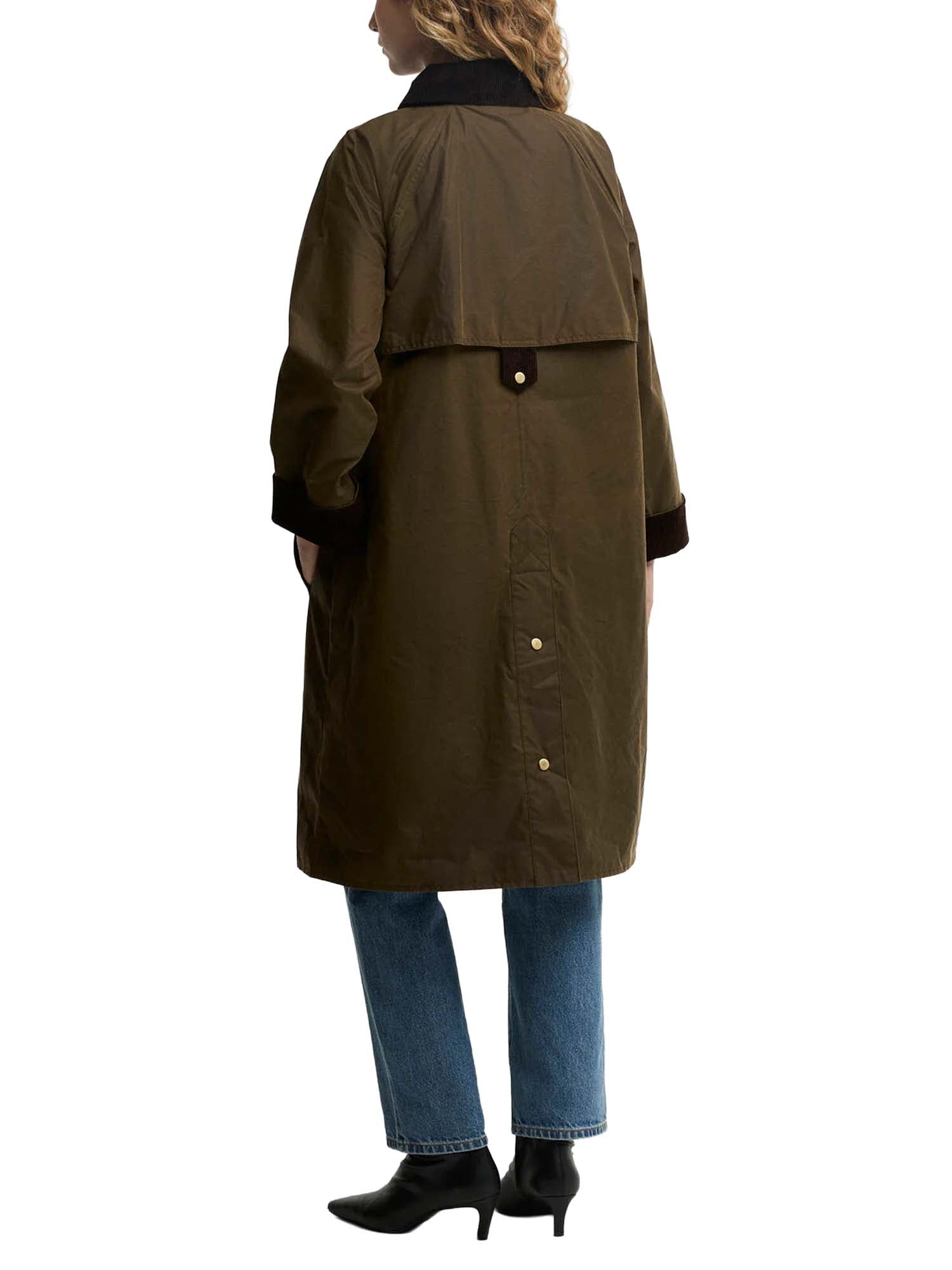 Barbour Giacca cerata Kirklees Marrone