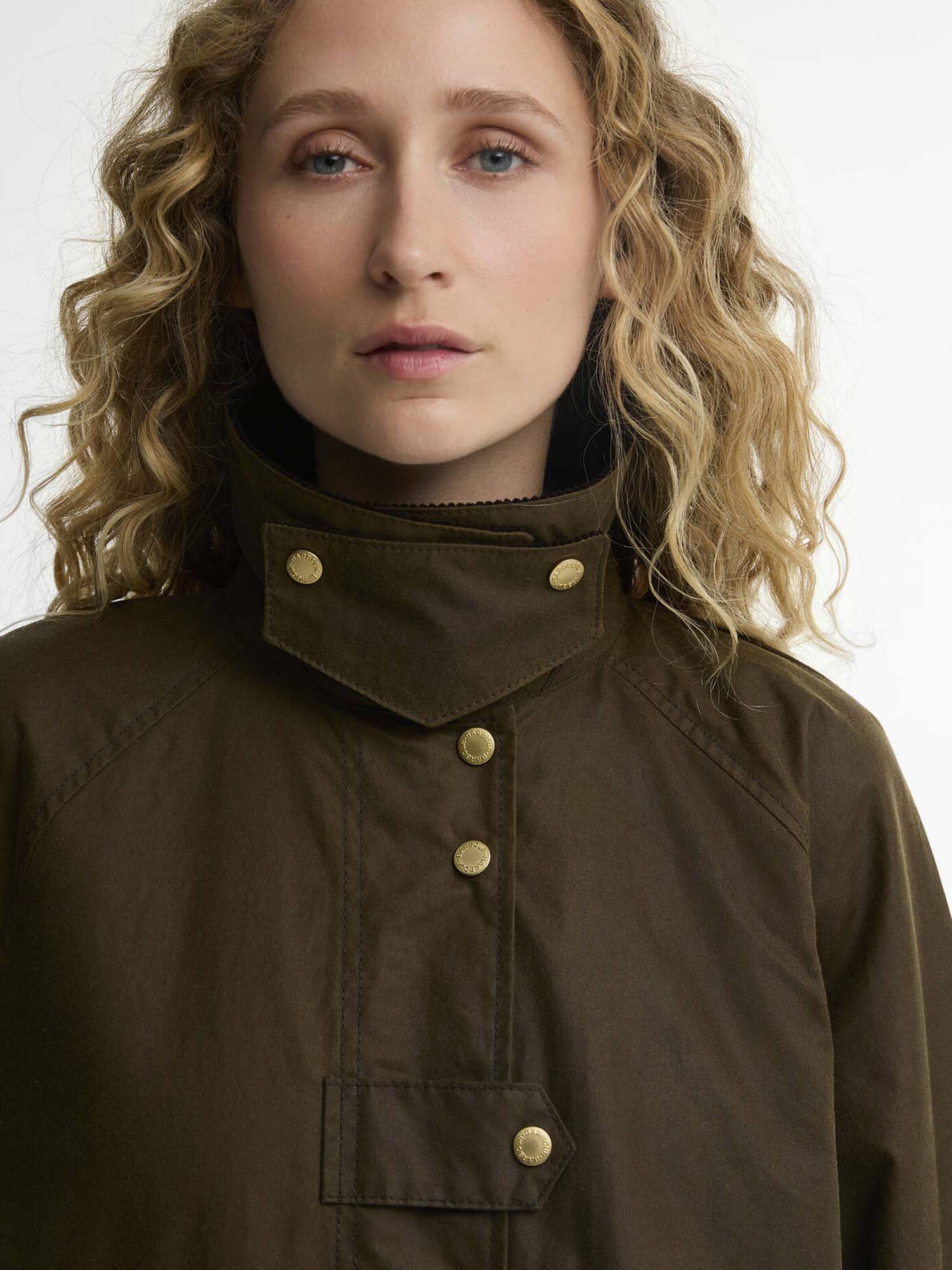 Barbour Giacca cerata Kirklees Marrone