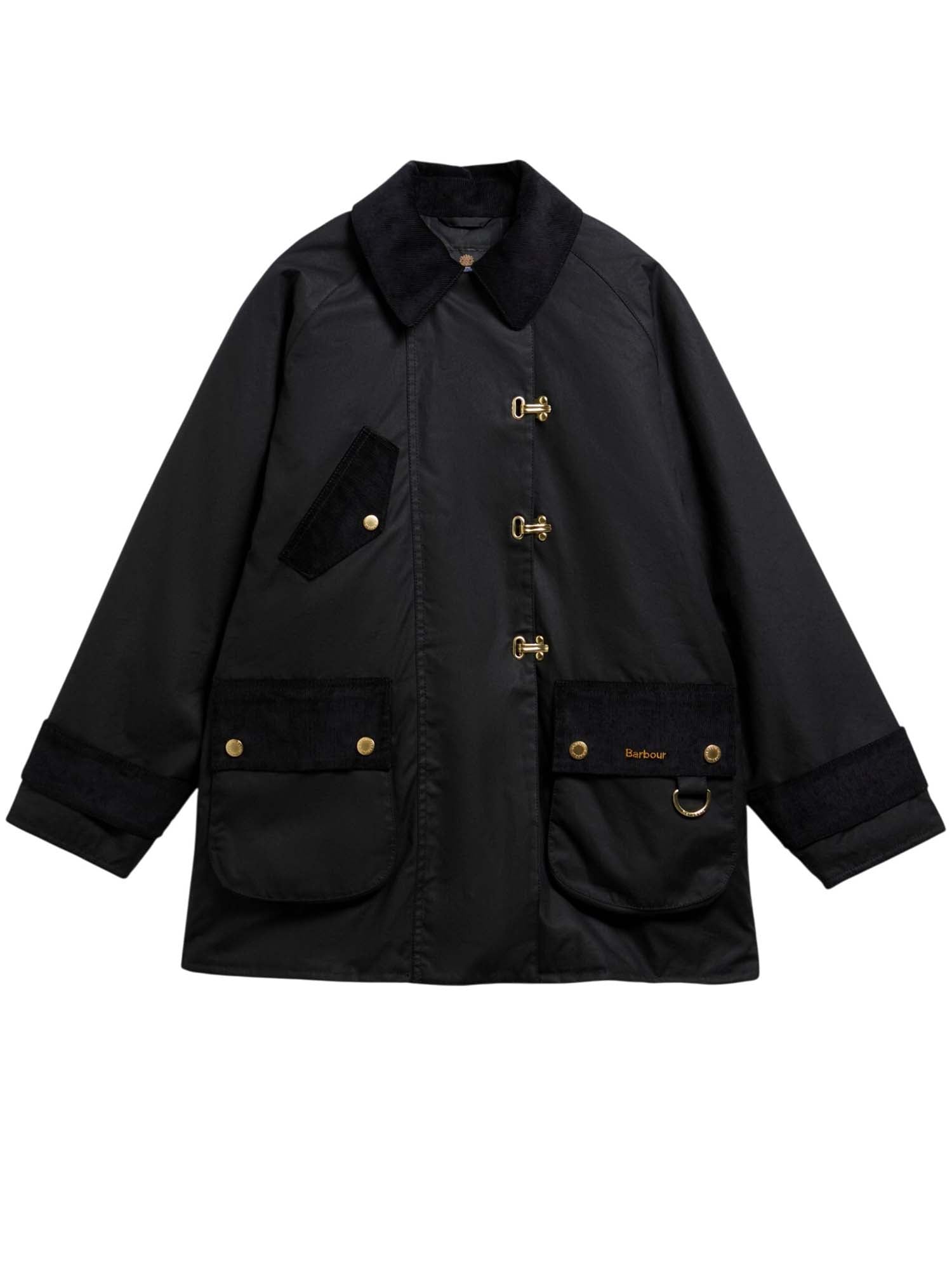 Barbour Giacca cerata Felton Nero