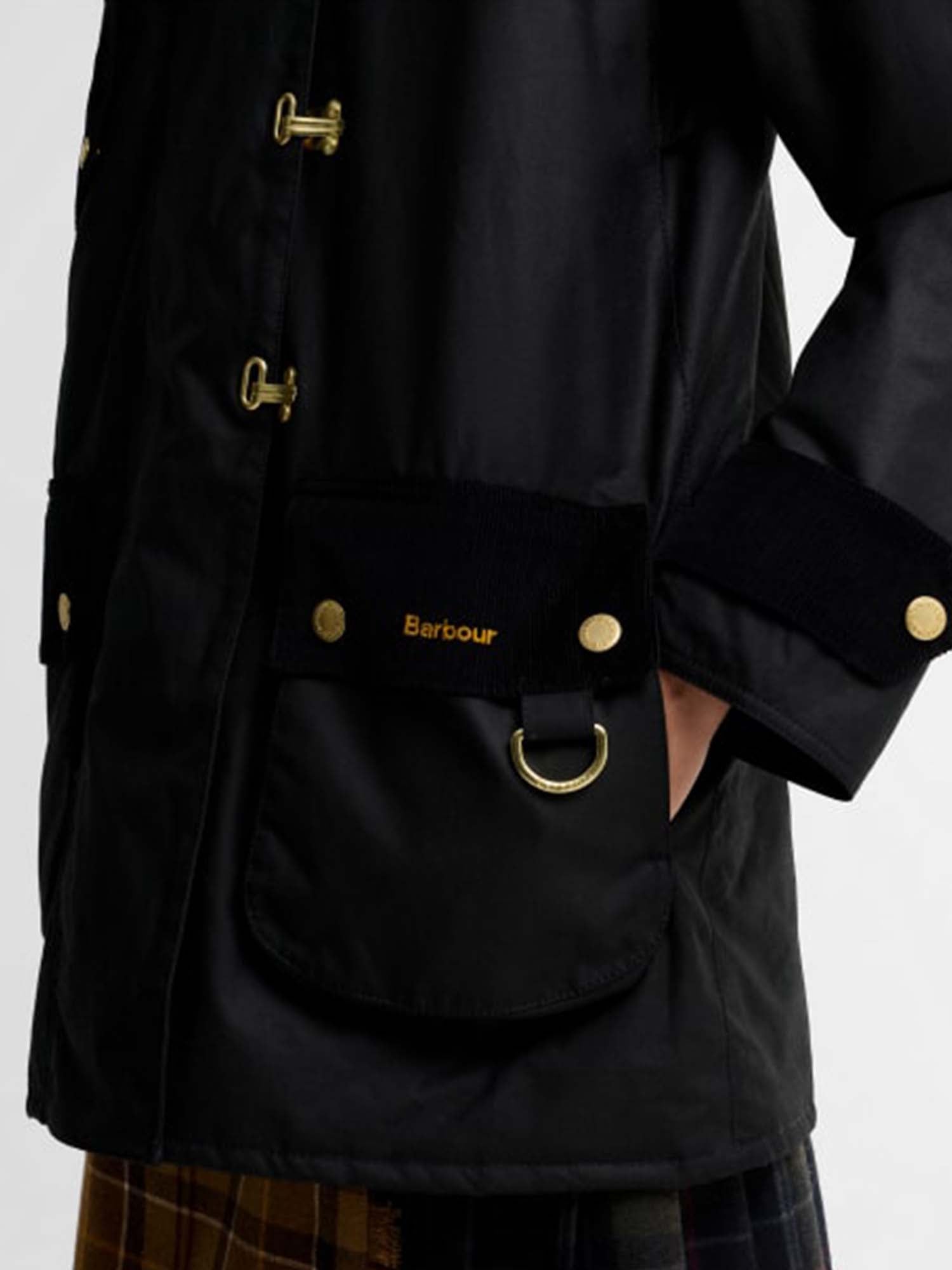 Barbour Giacca cerata Felton Nero