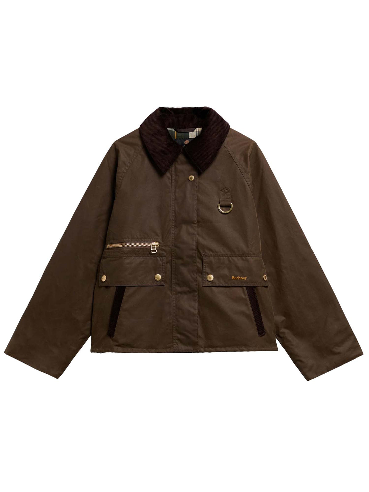 Barbour Giacca cerata Cottingham Marrone