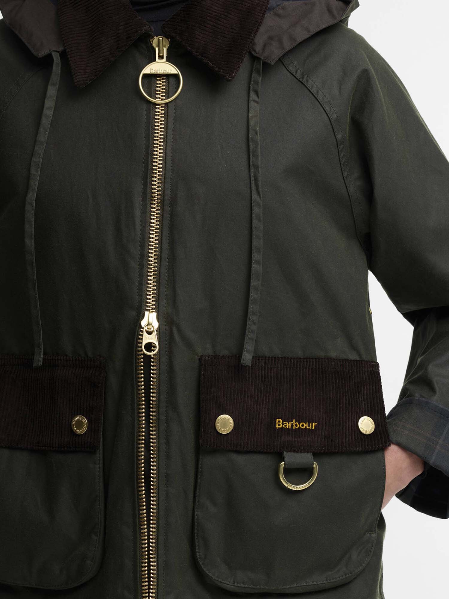 Barbour Giacca cerata Carville Verde